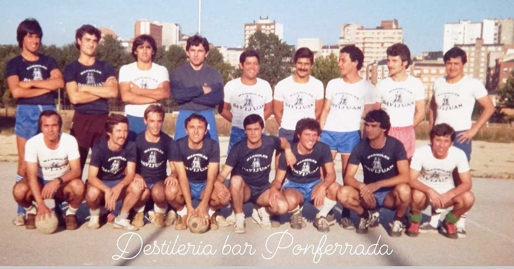 Tartilán, Eulate, Tirone, Verdial, Eduardo... en un solteros contra casados del año 1977
