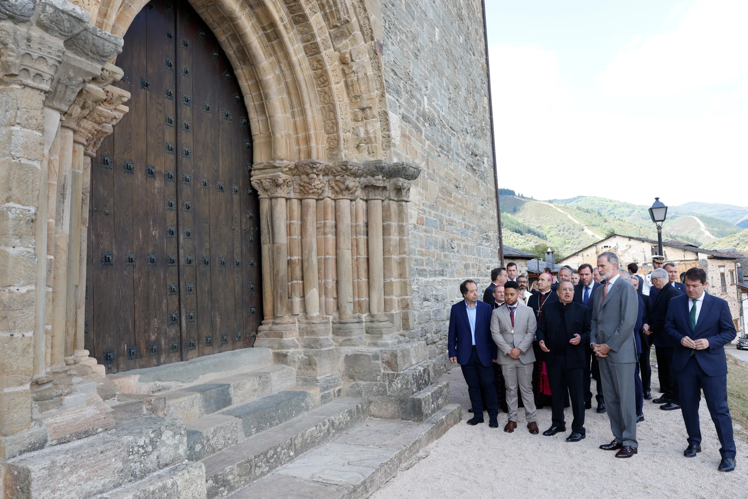 [FOTOS] El rey Felipe VI inaugura en Villafranca del Bierzo la 27ª edición de 'Las Edades del Hombre'