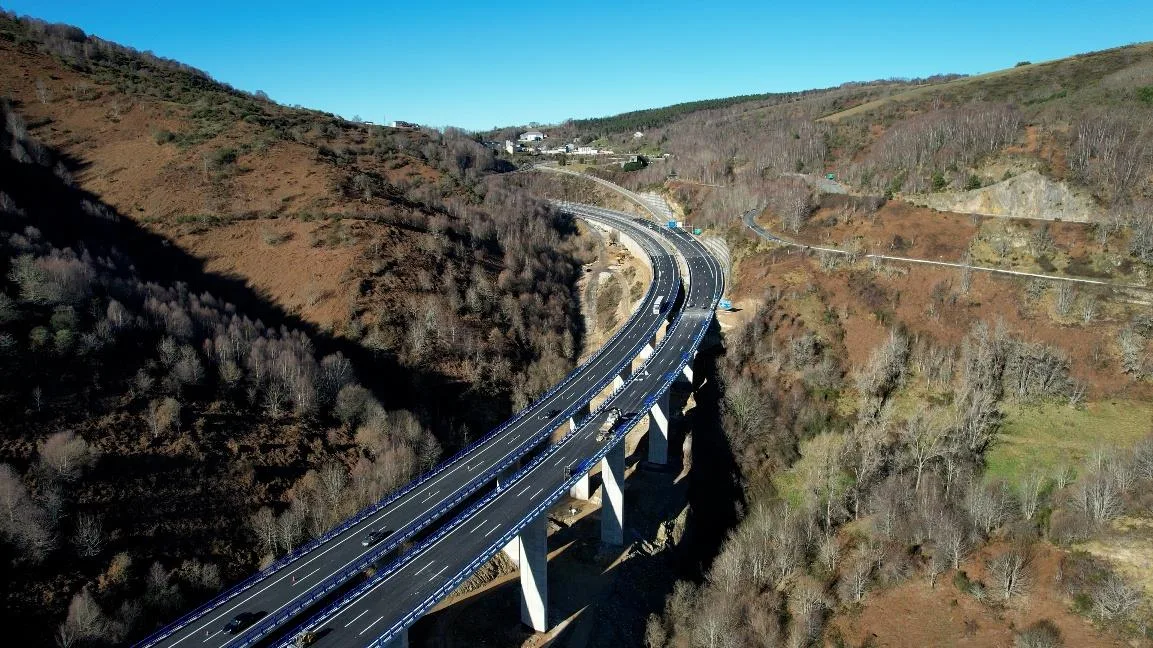 El Ministerio de Transportes inicia nuevas obras en el viaducto del Castro en la A-6