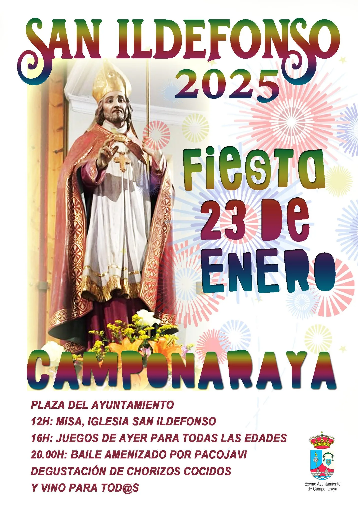 Fiesta de San Ildefonso 2025 en Camponaraya