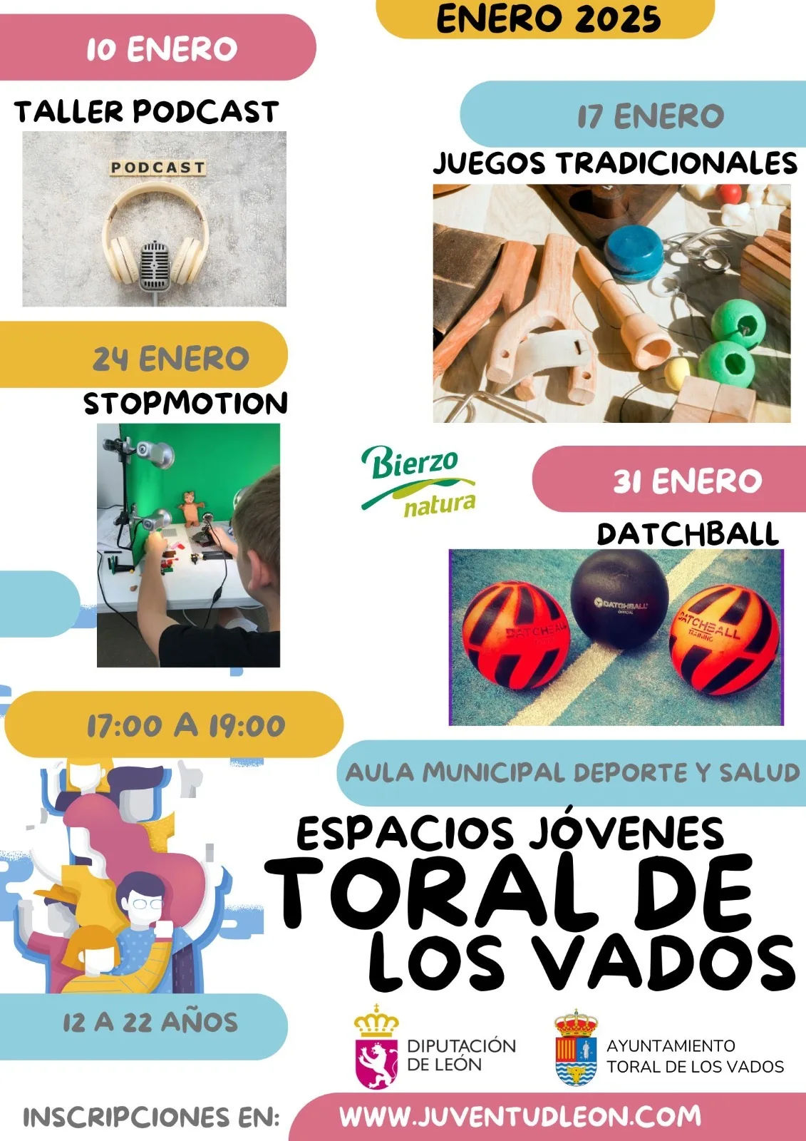 Tarde de juegos tradicionales en el Espacio Joven de Toral de los Vados