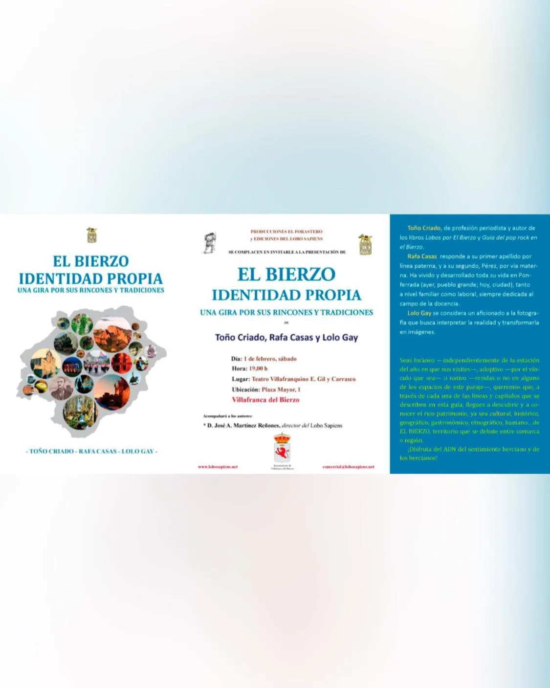 Presentación del libro “El Bierzo, Identidad Propia” en Villafranca del Bierzo