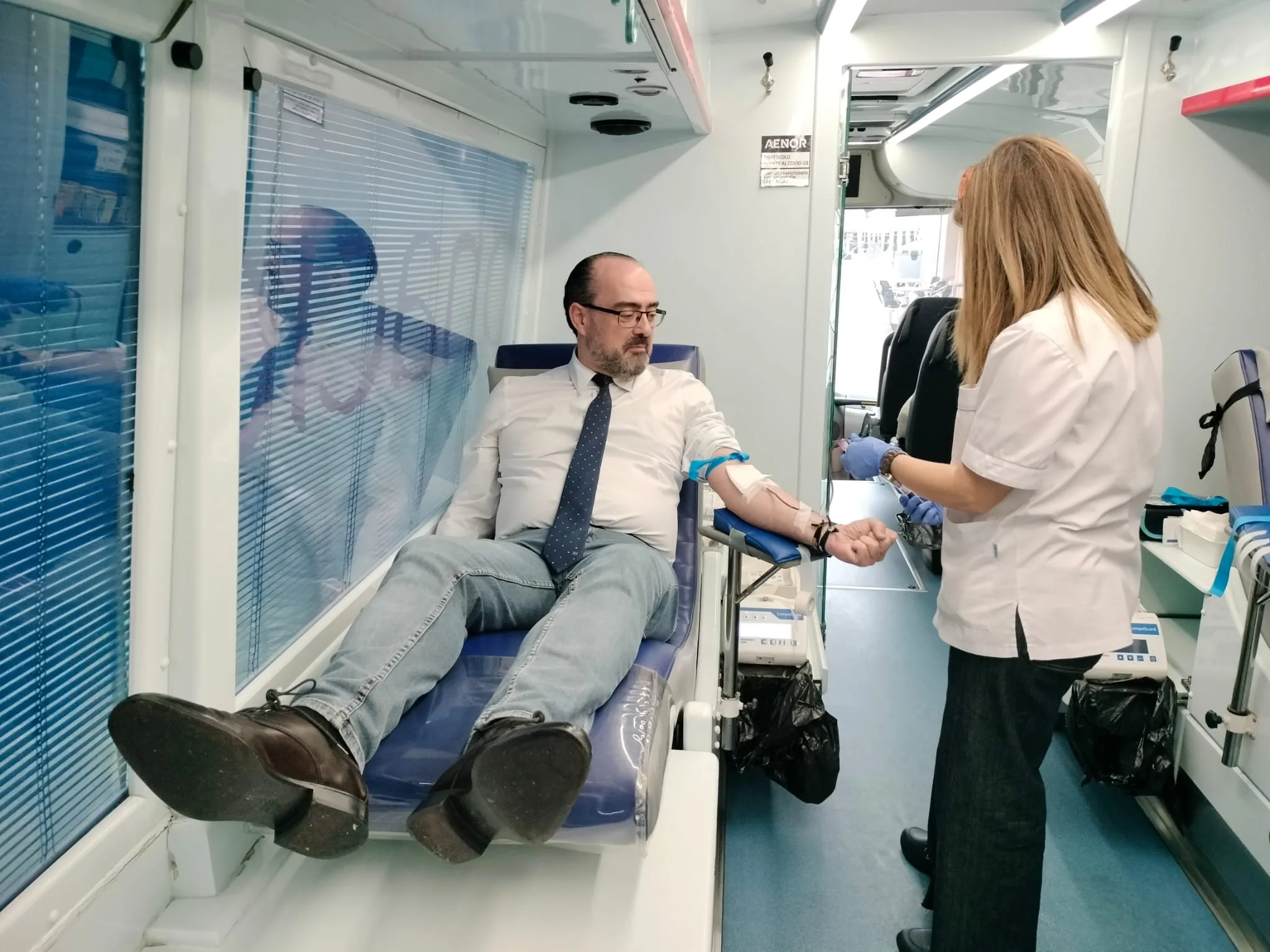El alcalde de Ponferrada anima a participar en la campaña de donación de sangre