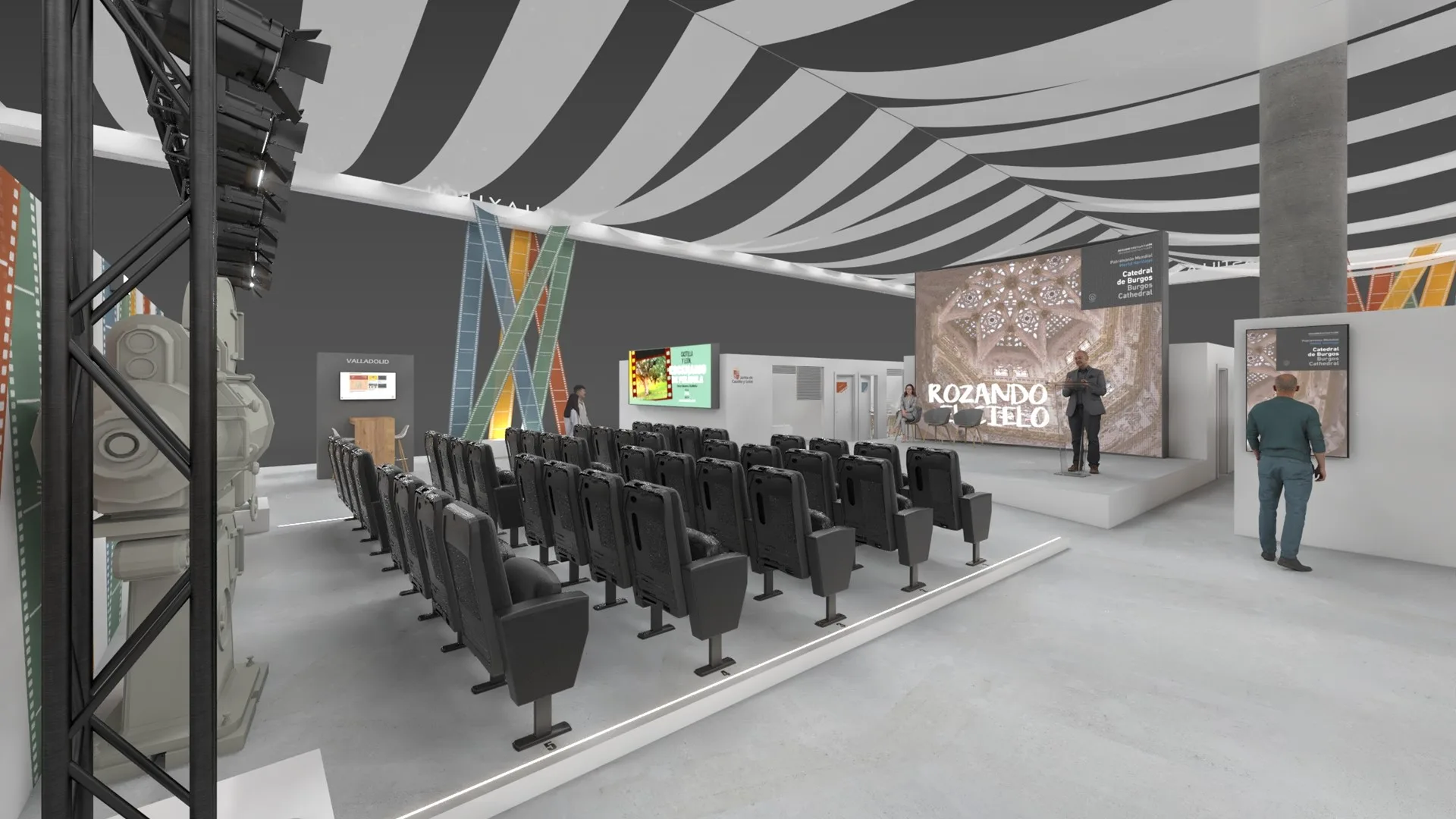 La Junta promociona en FITUR la oferta turística y cultural de la Comunidad bajo el lema 'Castilla y León, escenario de película'