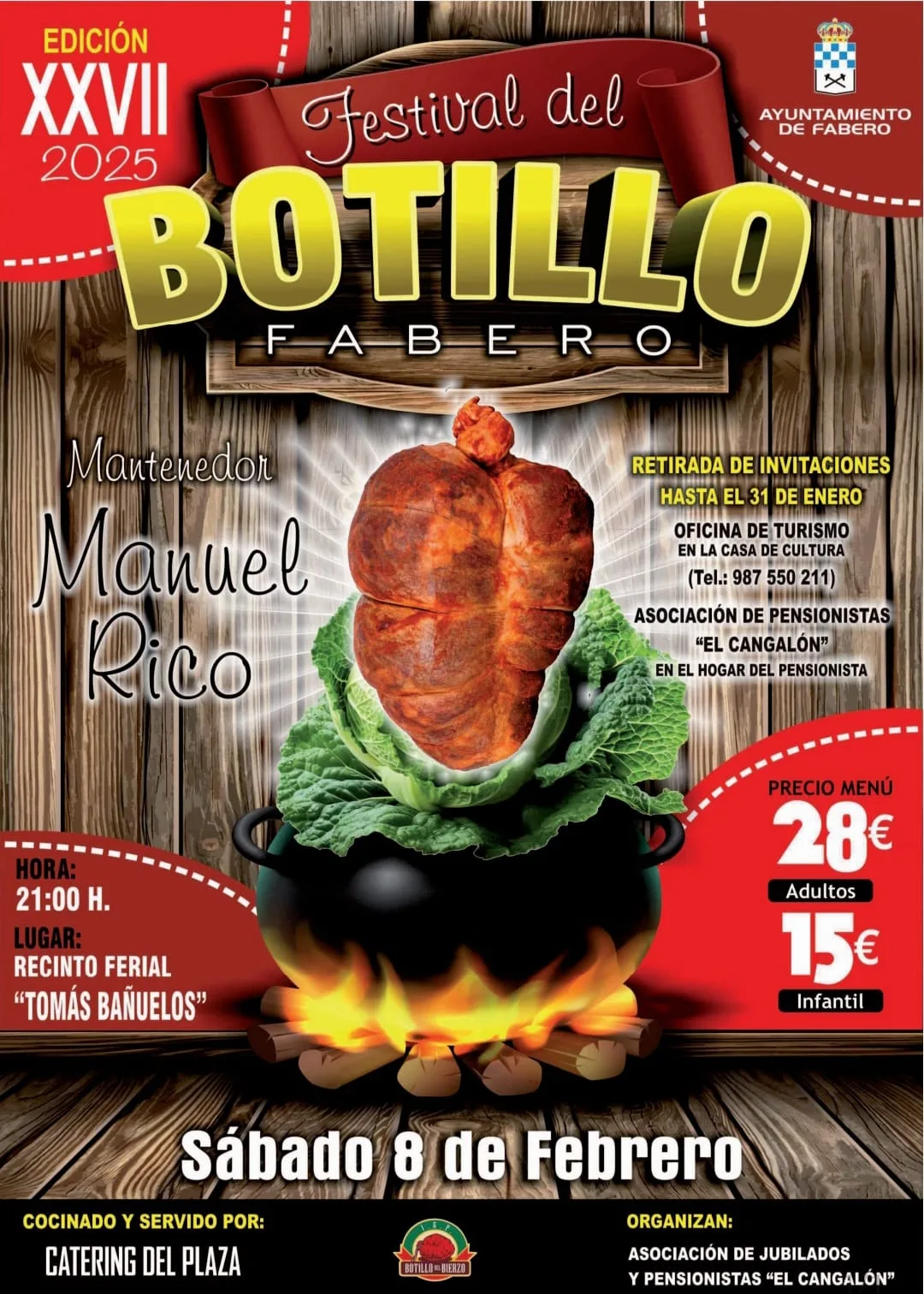 Manuel Rico, mantenedor del XXVII Festival del Botillo de Fabero 2025