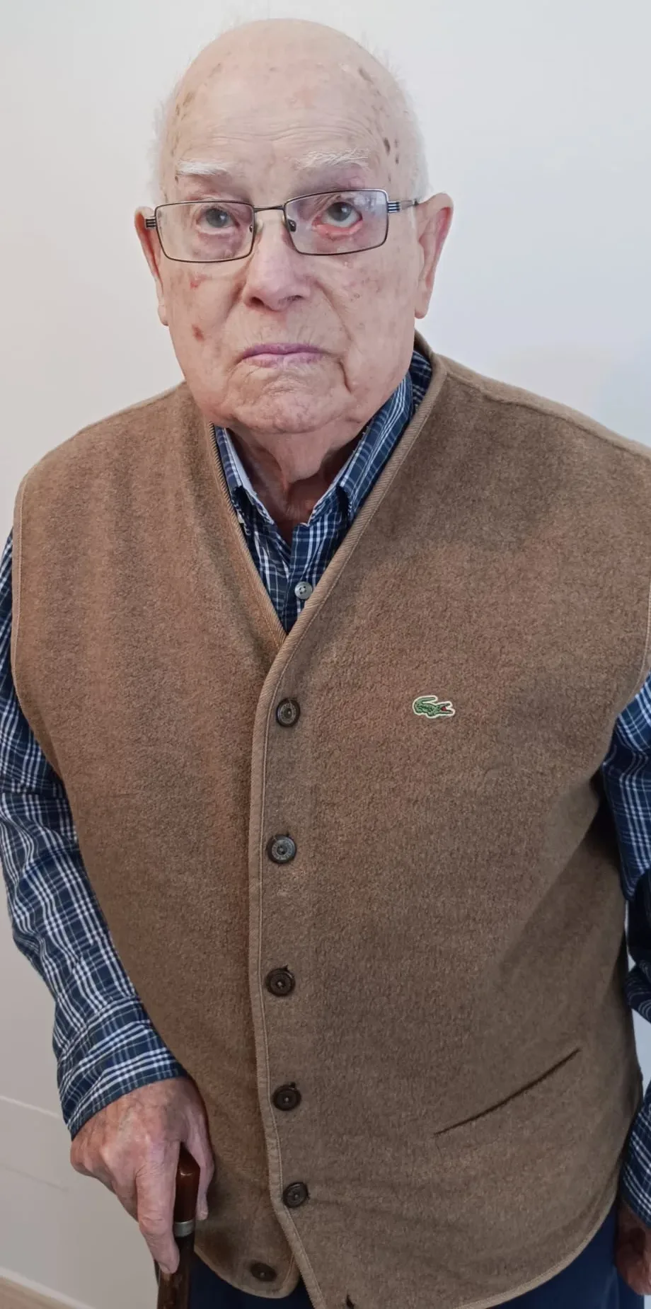 Francisco Flórez Fernández, vecino centenario en San Andrés de Montejos