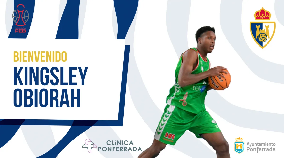 Clínica Ponferrada SDP se refuerza con el pívot nigeriano Kingsley Obiorah