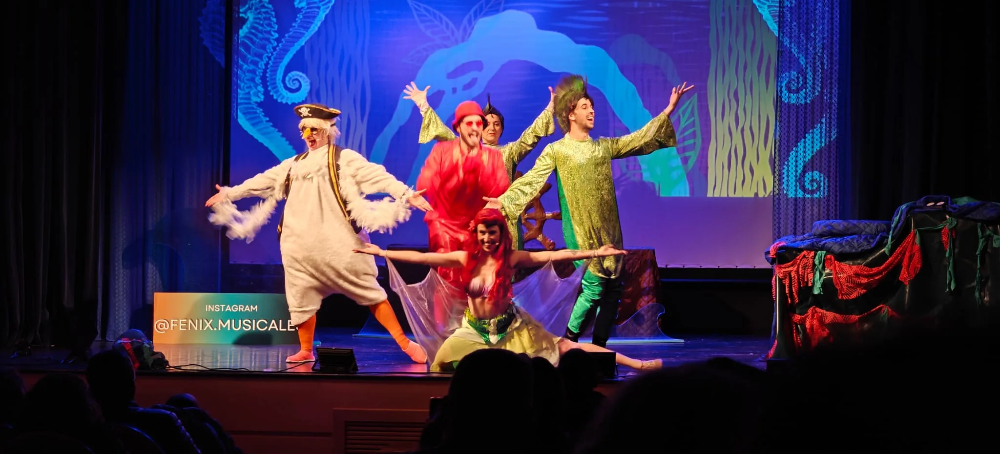 Éxito del musical “La Sirenita” para despedir la navidad en Cubillos del Sil