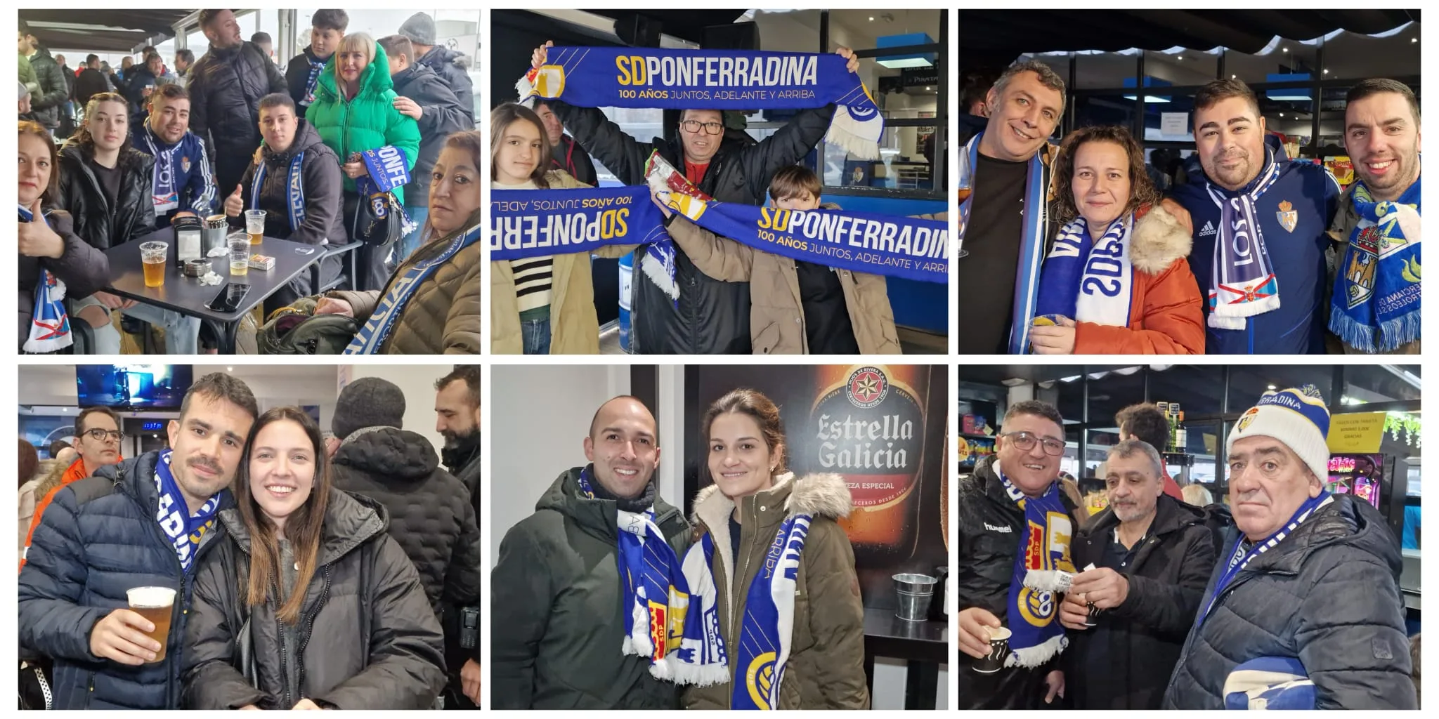 [FOTOS] La Afición de la Ponfe en el Bar El Toralín (Deportiva-FC Andorra)