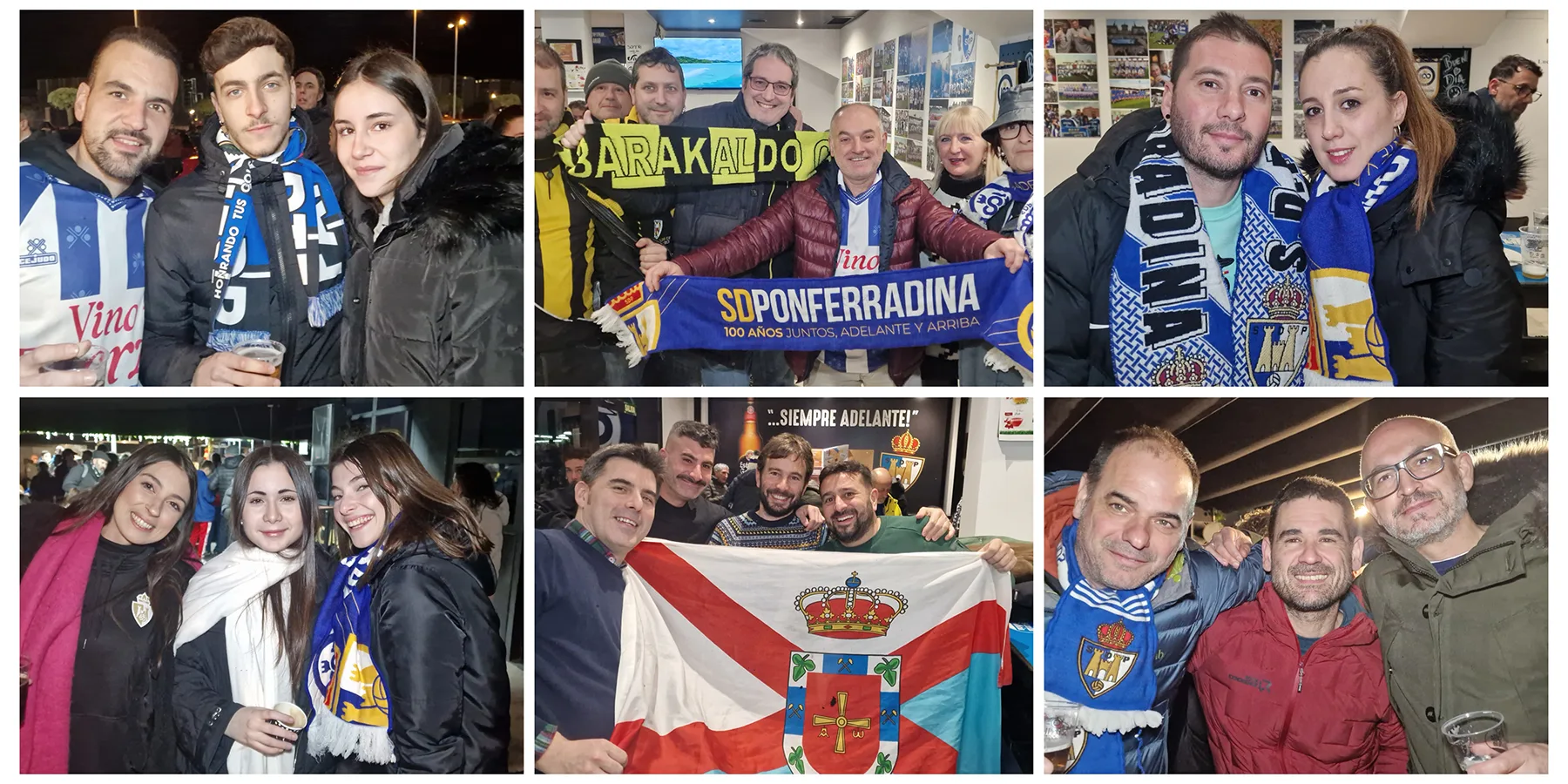 [FOTOS] La afición de la Ponfe (Deportiva-Barakaldo)