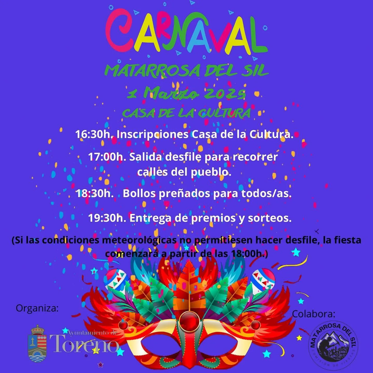 Carnaval en Matarrosa del Sil: Desfile, premios y bollos preñados el 1 de Marzo