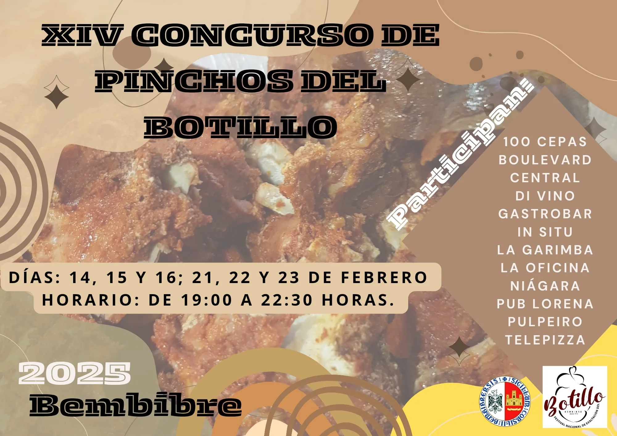 Doce establecimientos se suman a las XIV Jornadas de Pinchos del Botillo en Bembibre