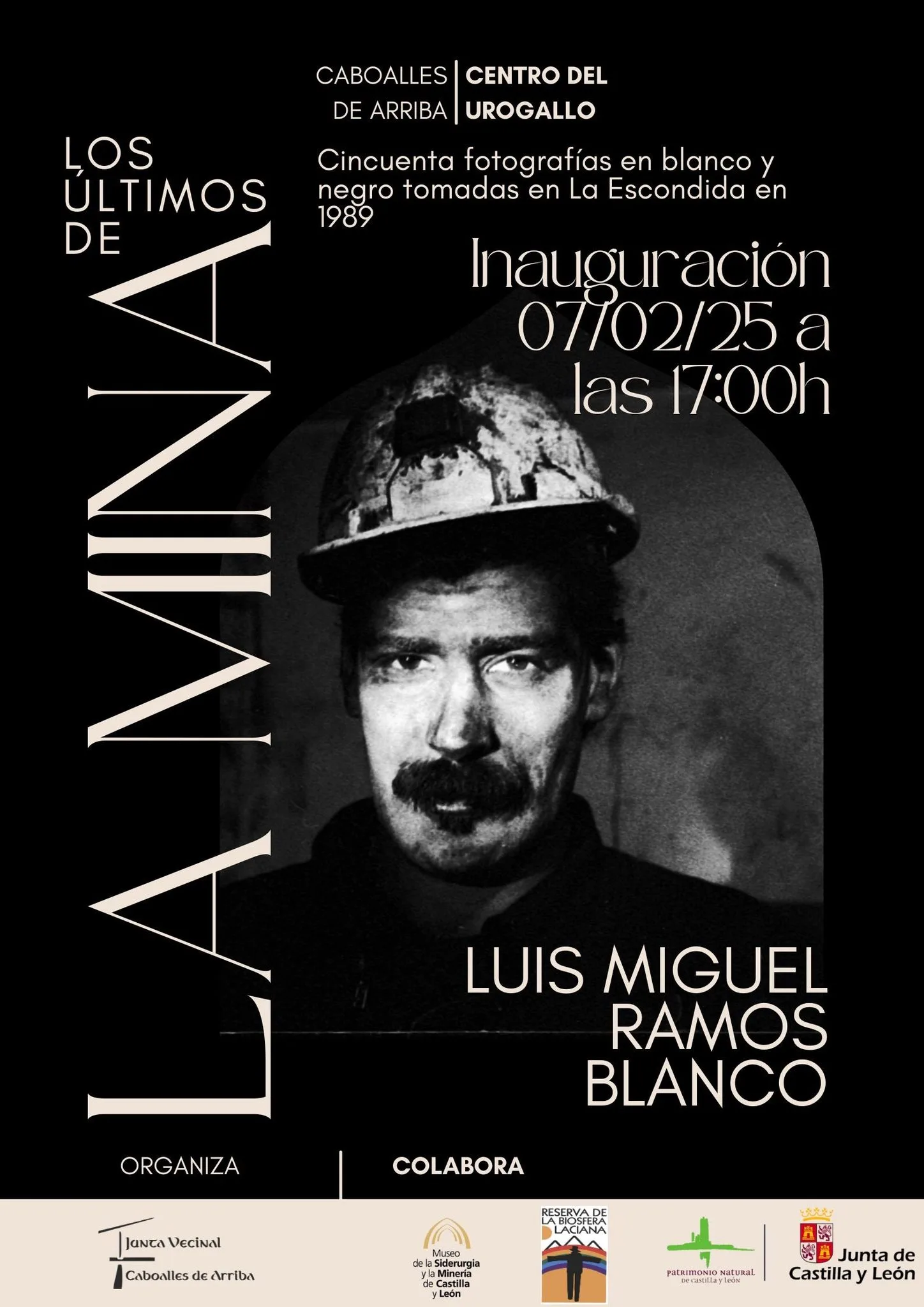 Inauguración de exposición fotográfica sobre la minería en el Centro del Urogallo