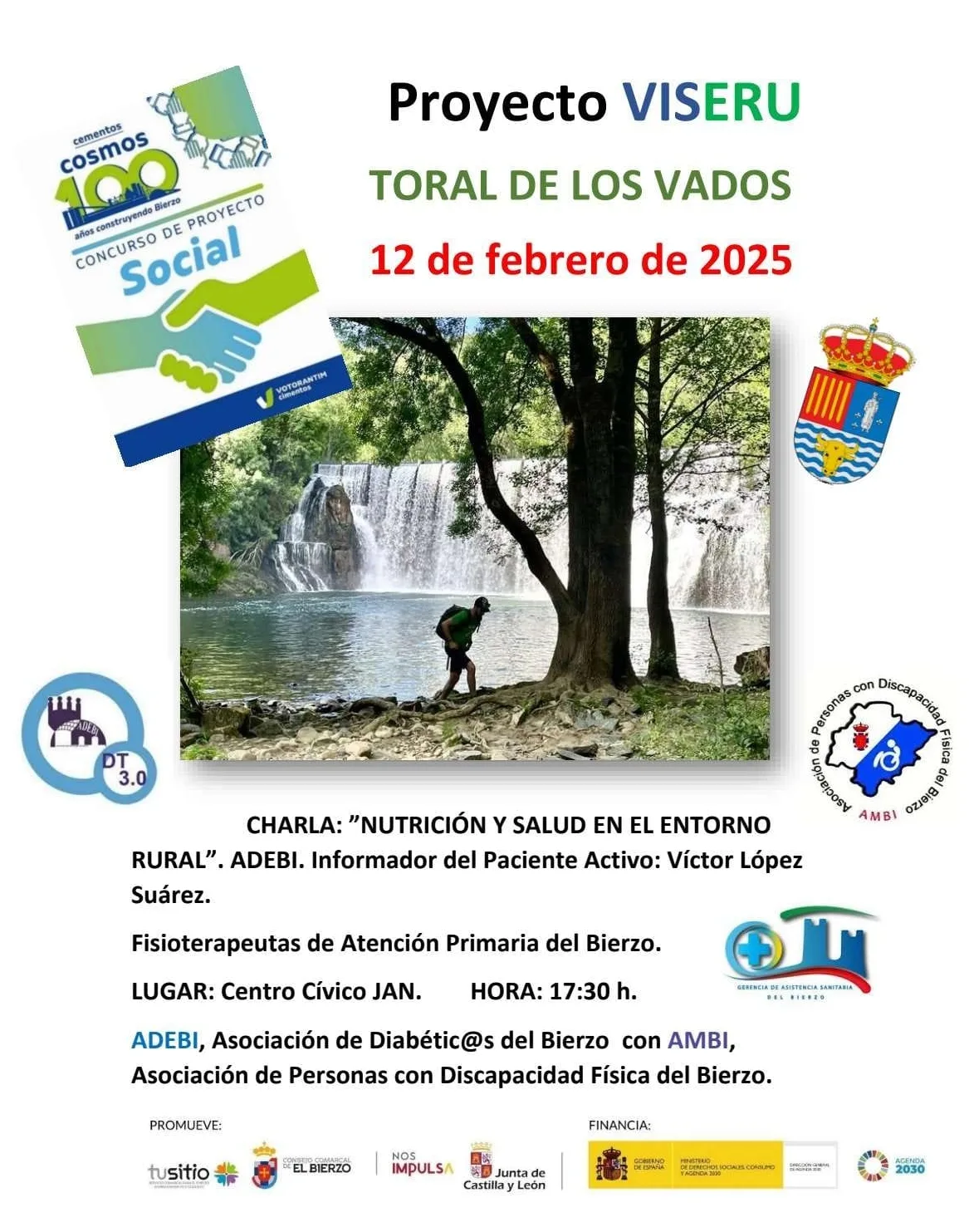 Charla "Nutrición y Salud en el Entorno Rural" en Toral de los Vados