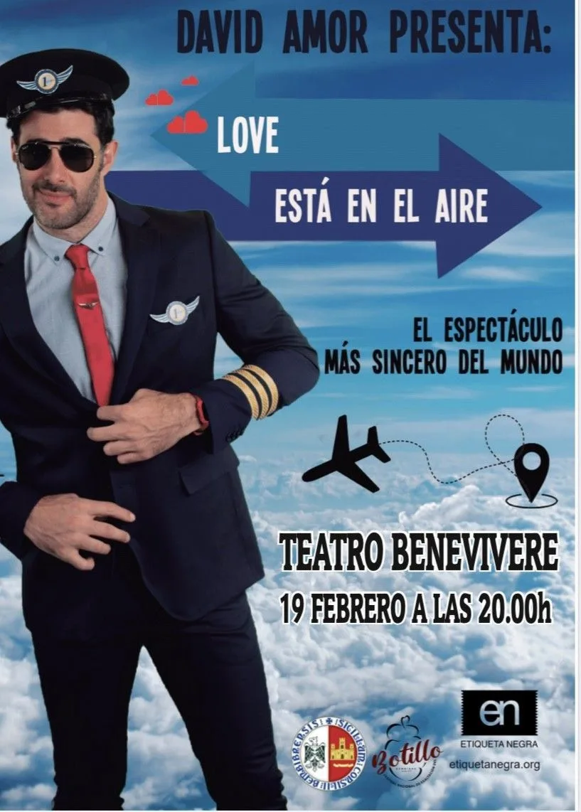 David Amor presenta su monólogo "LOVE está en el aire" en Bembibre