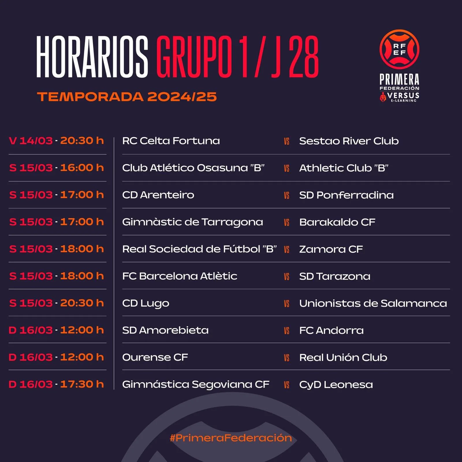Primera Federación / Jornada 28: SD Ponferradina visitante en Espiñedo