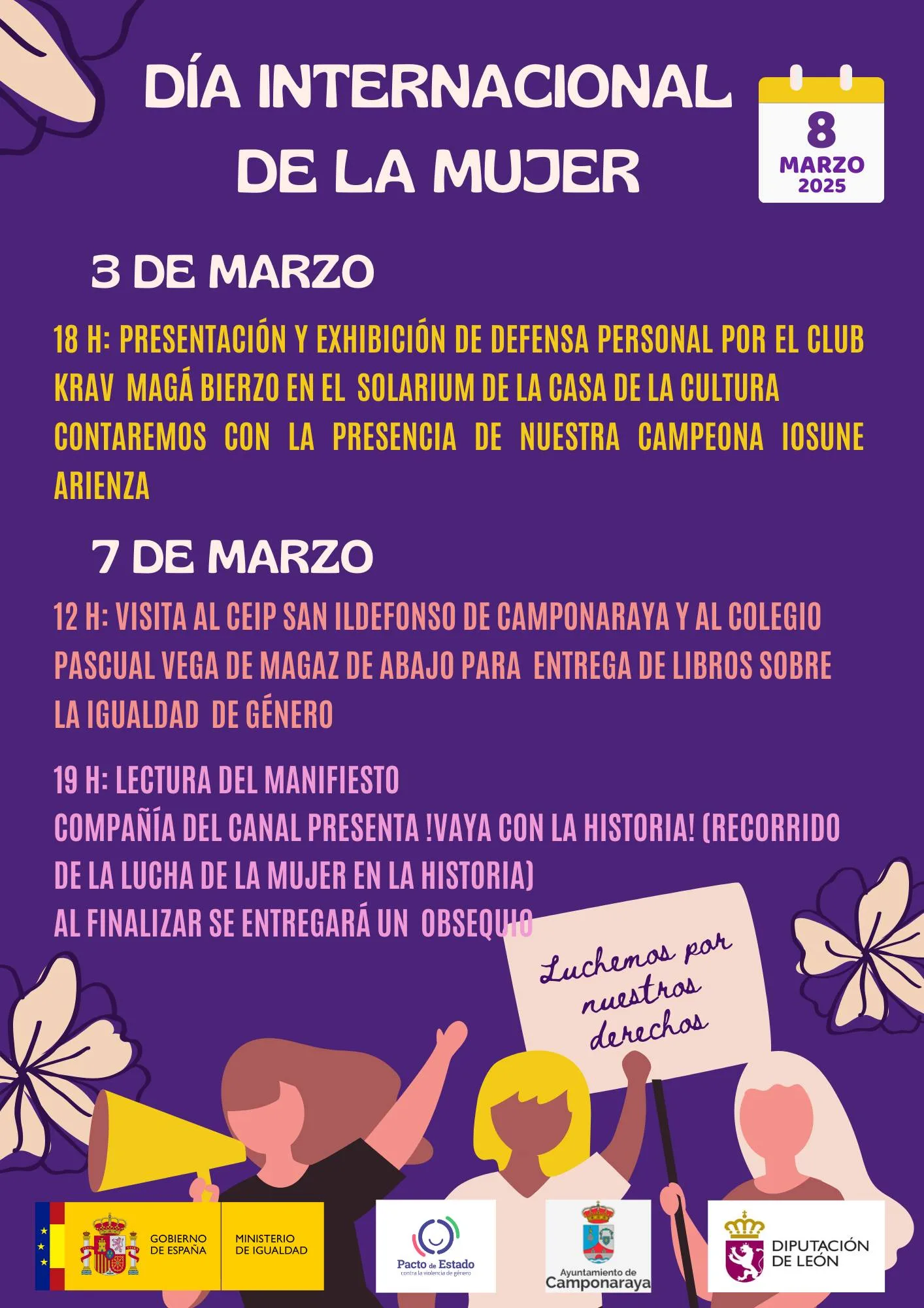 Camponaraya celebra el Día Internacional de la Mujer con diversas actividades