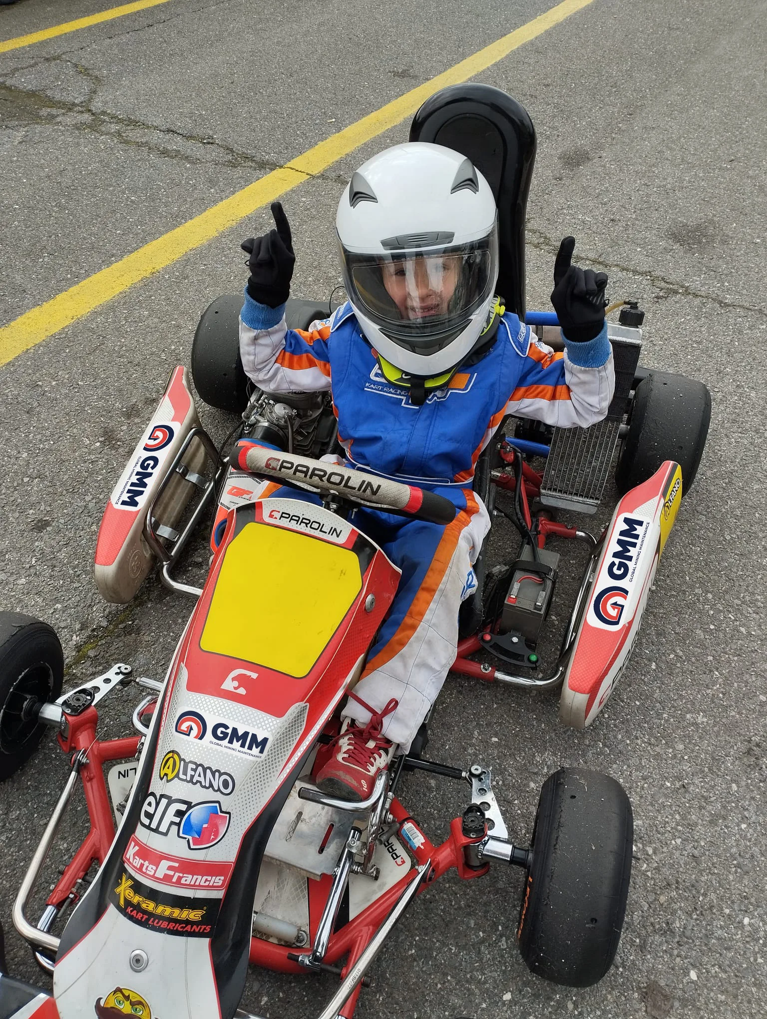 El astur-berciano Aitor Otamendi, el piloto más joven en ganar la prueba de la categoría Rookie del Campeonato de Castilla y León de Karting con tan solo 6 años