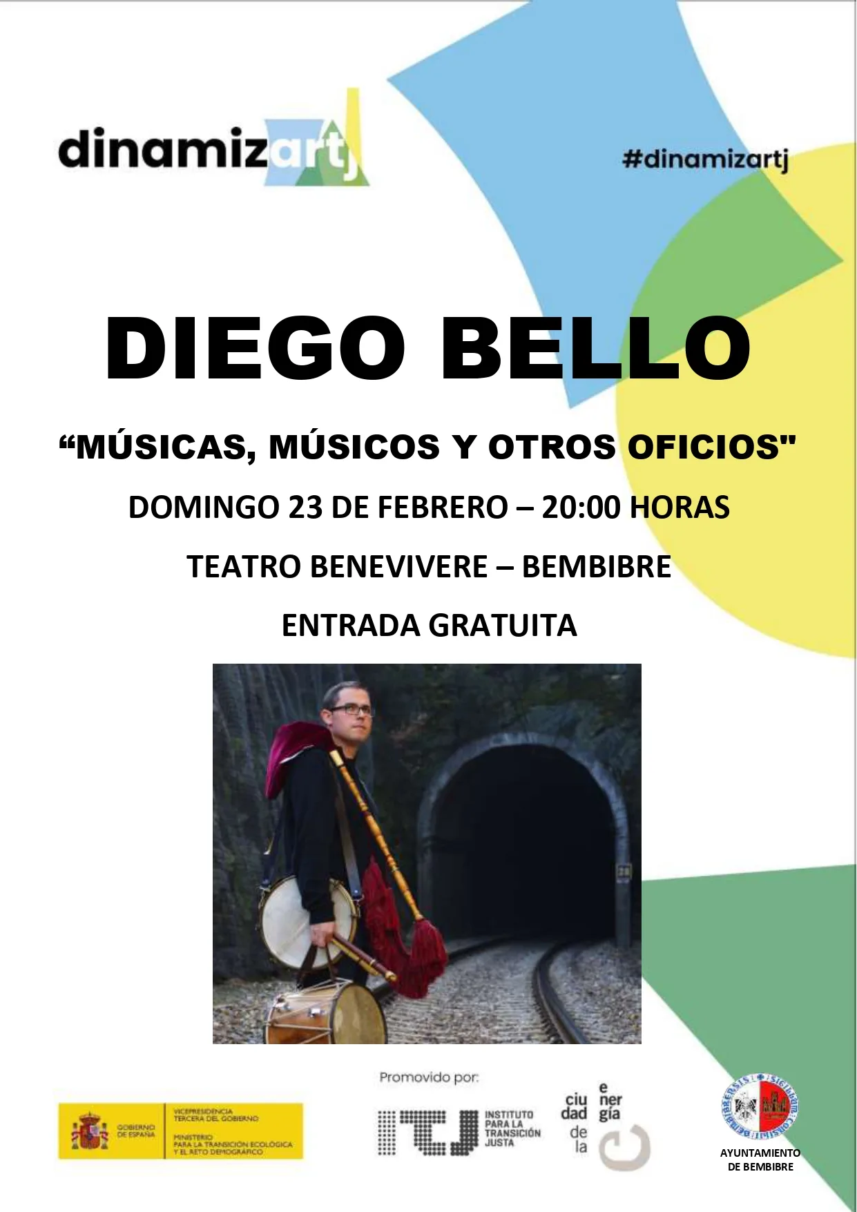 Diego Bello llevará la música tradicional al Teatro Benevivere
