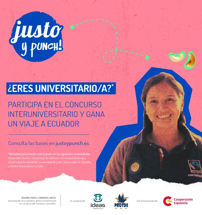 La ULE Lanza el Concurso ‘Justo y Punch!’ para Promover el Comercio Justo entre los Jóvenes