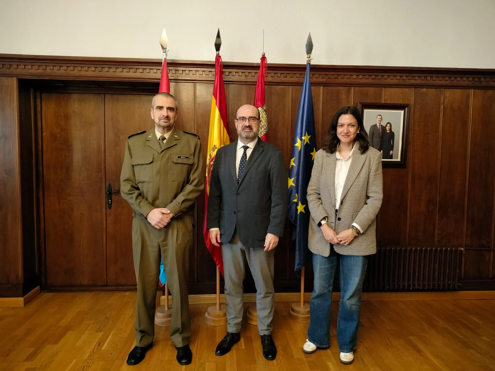 Visita Institucional del Subdelegado de Defensa a Ponferrada