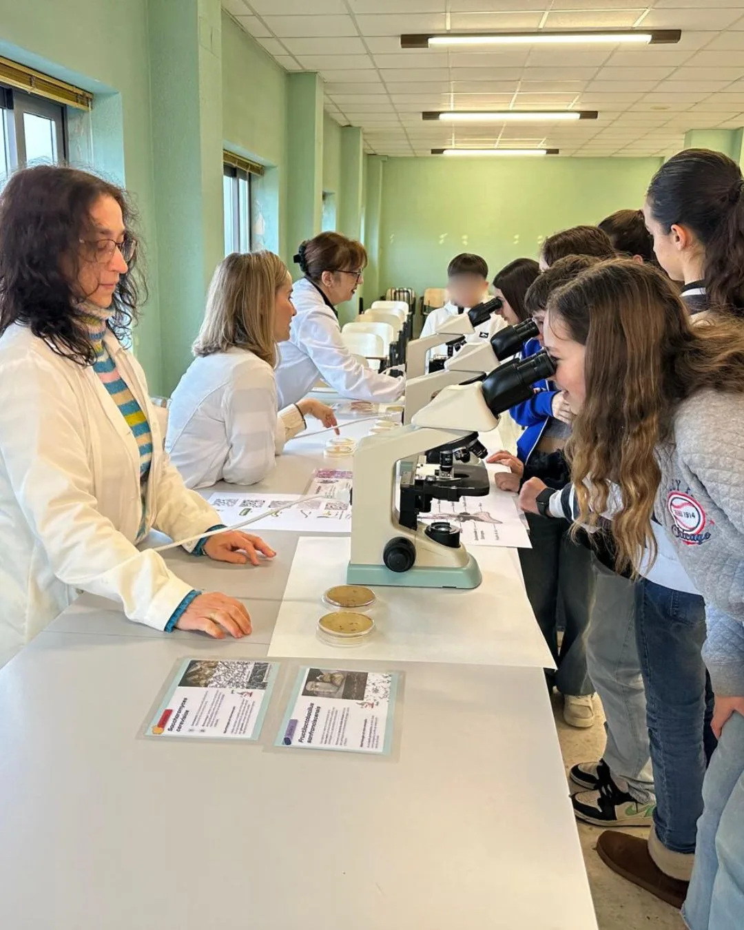 Talleres científicos en el Campus de Ponferrada: descubriendo el impacto de los microorganismos