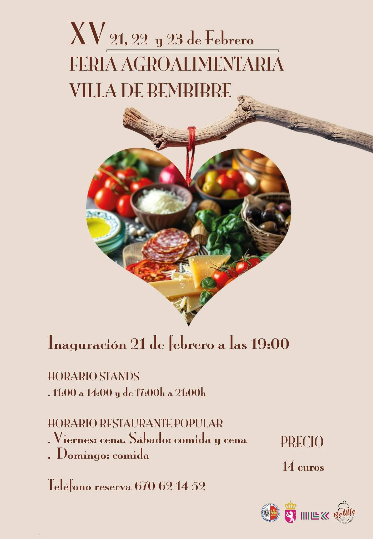 La Feria Agroalimentaria de Bembibre regresa con fuerza del 21 al 23 de febrero en el Bembibre Arena