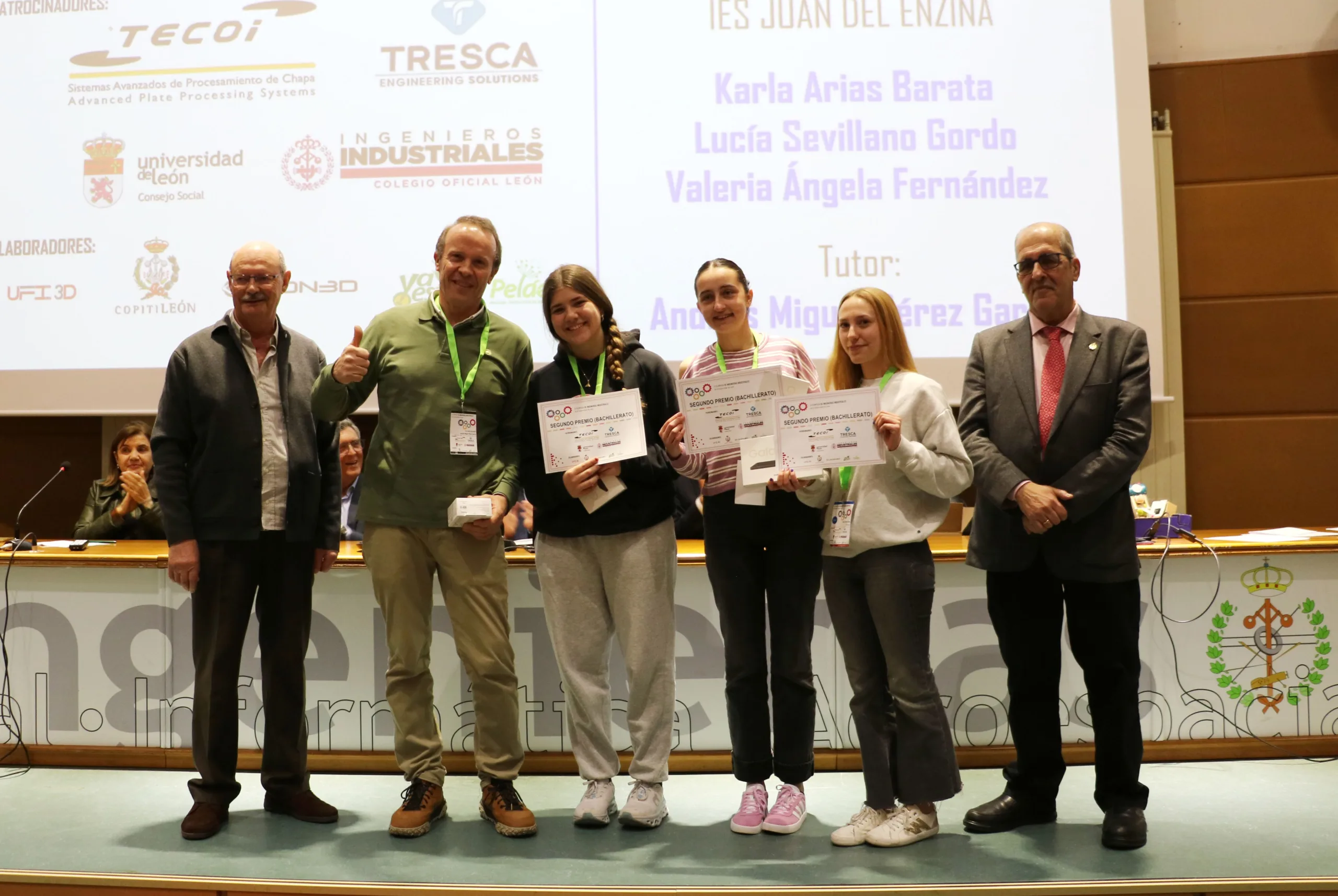 Los equipos del Sagrado Corazón Jesuitas y el IES Juan del Enzina ganan la III Olimpiada de Ingenierías Industriales de la ULE