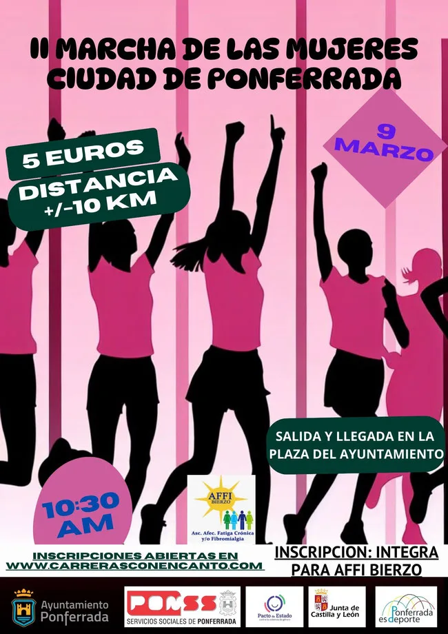 II Marcha de las Mujeres Ciudad de Ponferrada
