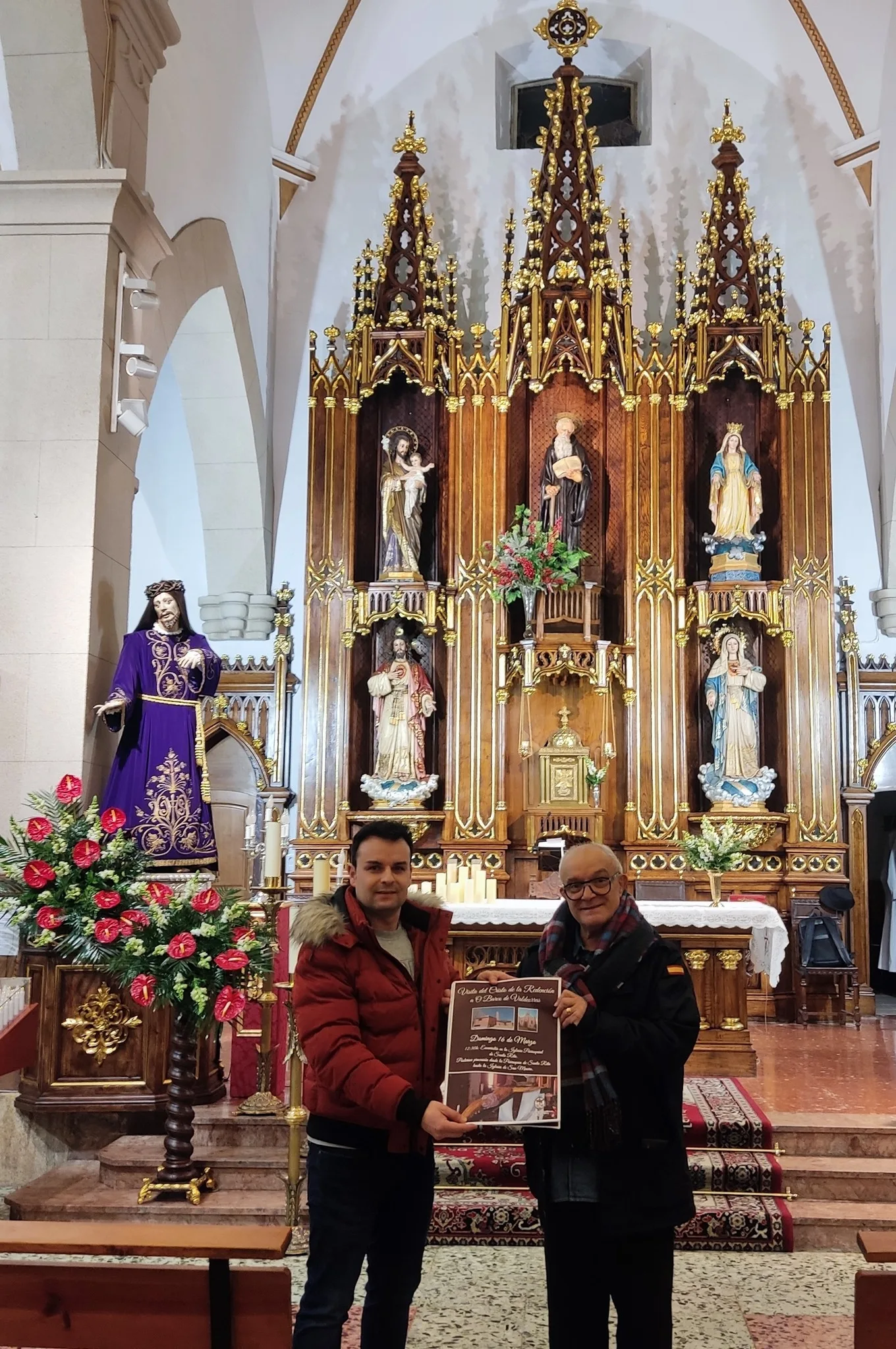 El Cristo de la Redención visitó O Barco de Valdeorras