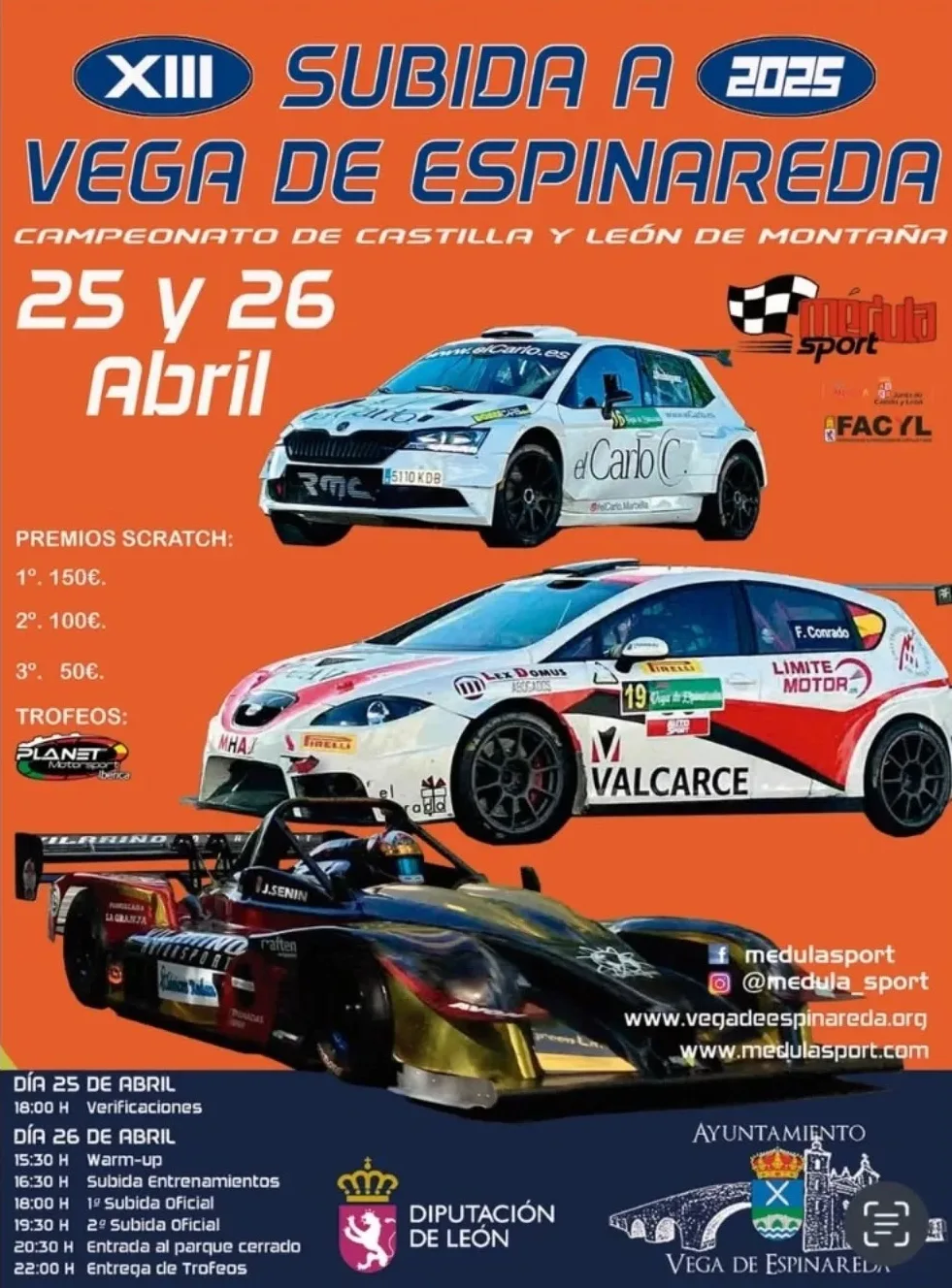 XIII Subida a Vega de Espinareda: los días 25 y 26 de abril