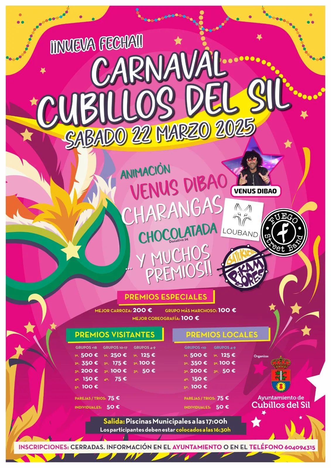 El Carnaval de Cubillos del Sil se aplaza al 22 de marzo por previsión de lluvia