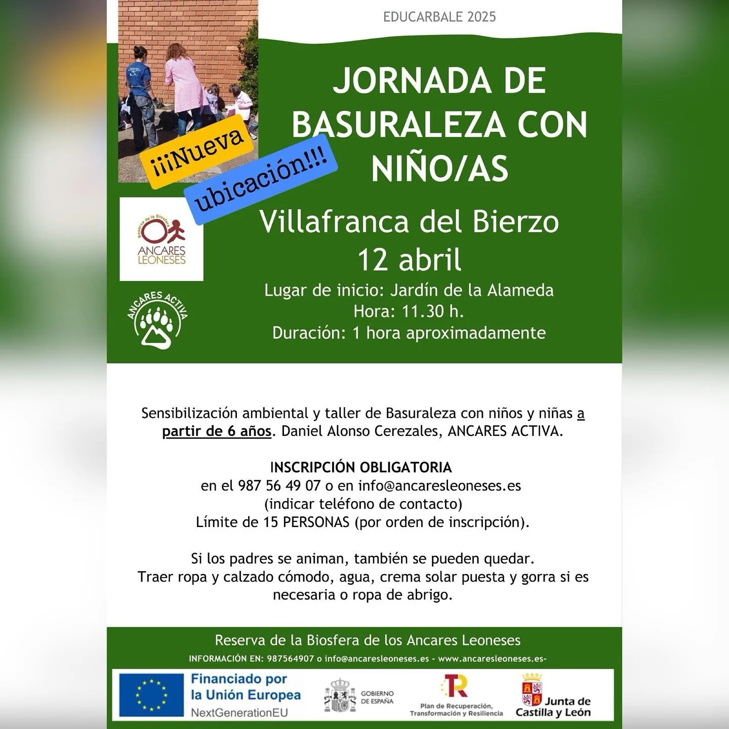 Jornada de Basuraleza en Villafranca del Bierzo
