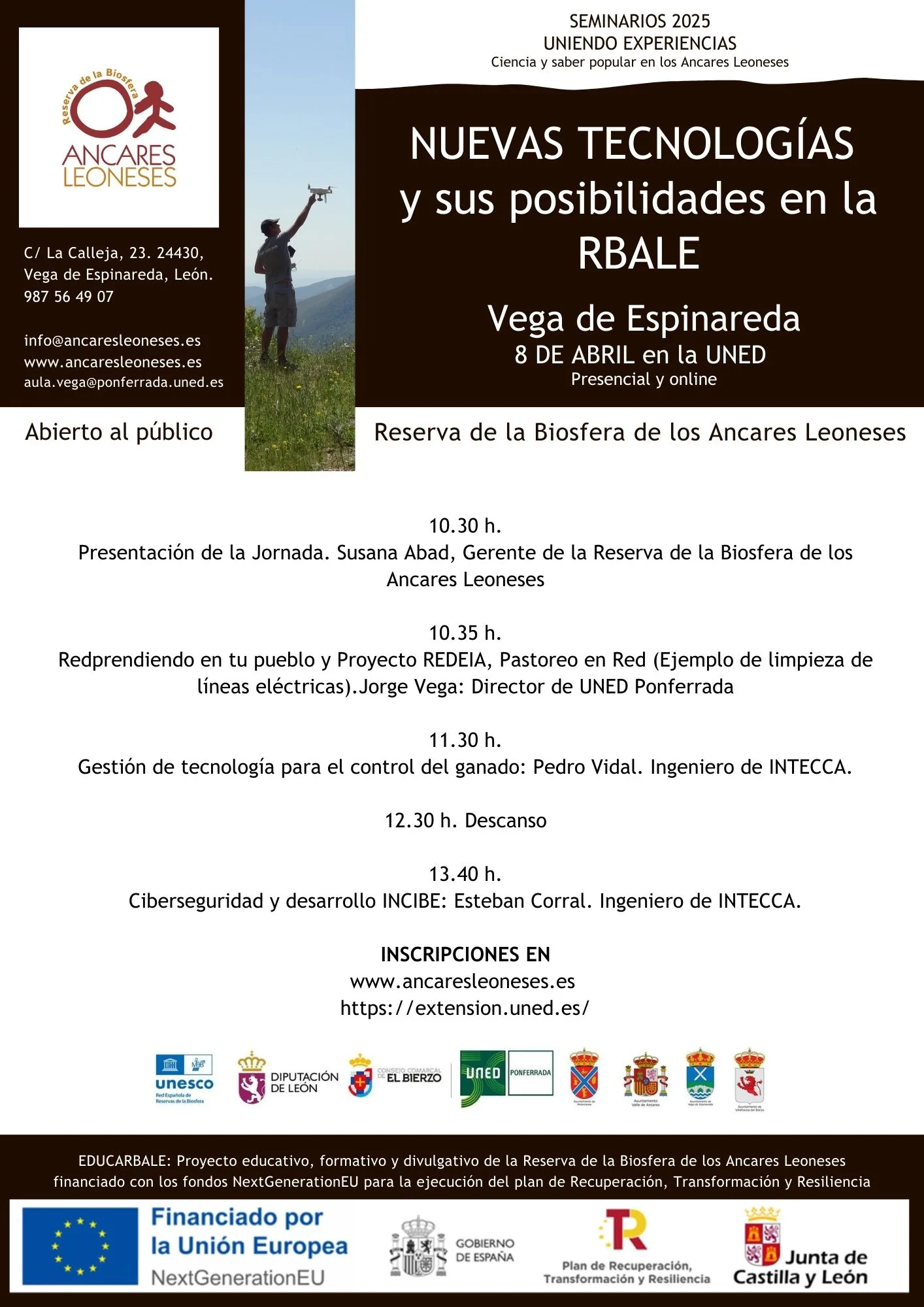 Seminarios Uniendo Experiencias 6, 7 y 8: Gestión ambiental, nuevas tecnologías y cambio climático