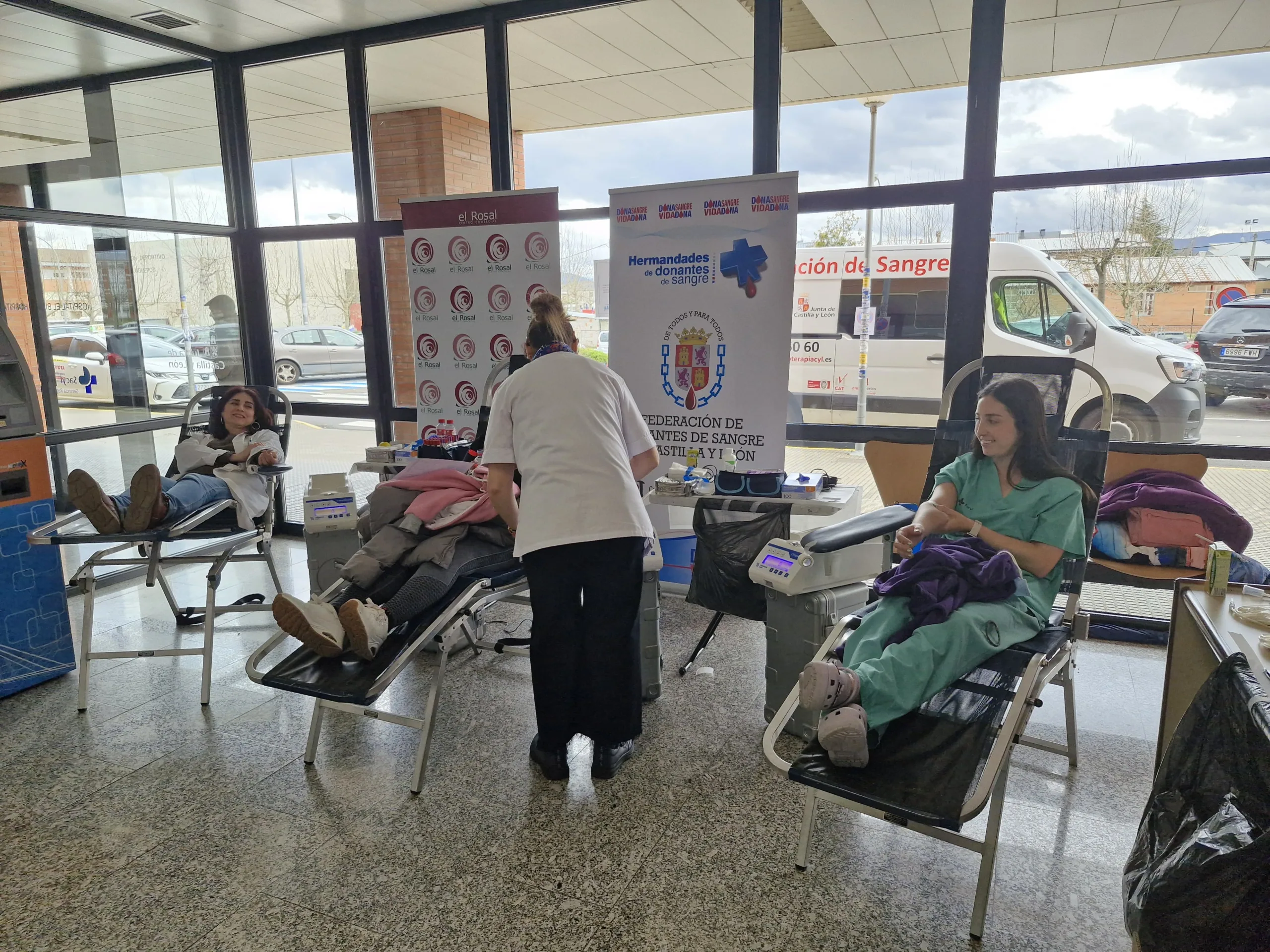 Maratón de donación de sangre en el Hospital El Bierzo