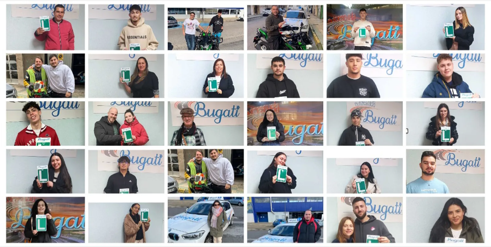 [FOTOS] Autoescuela Bugati arranca 2025 con un gran número de aprobados en Ponferrada y Laciana