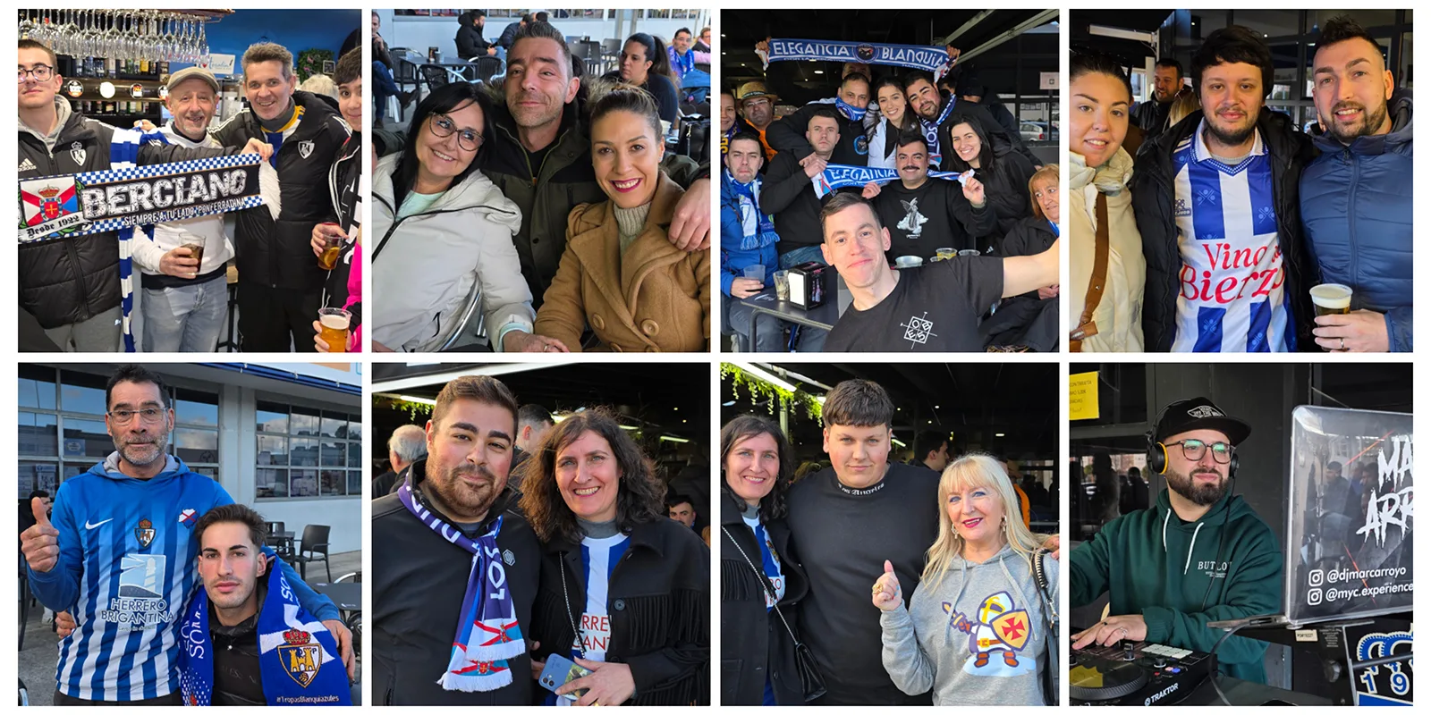 [FOTOS] La Afición de la Ponfe en el Bar El Toralín (Deportiva-Ourense)