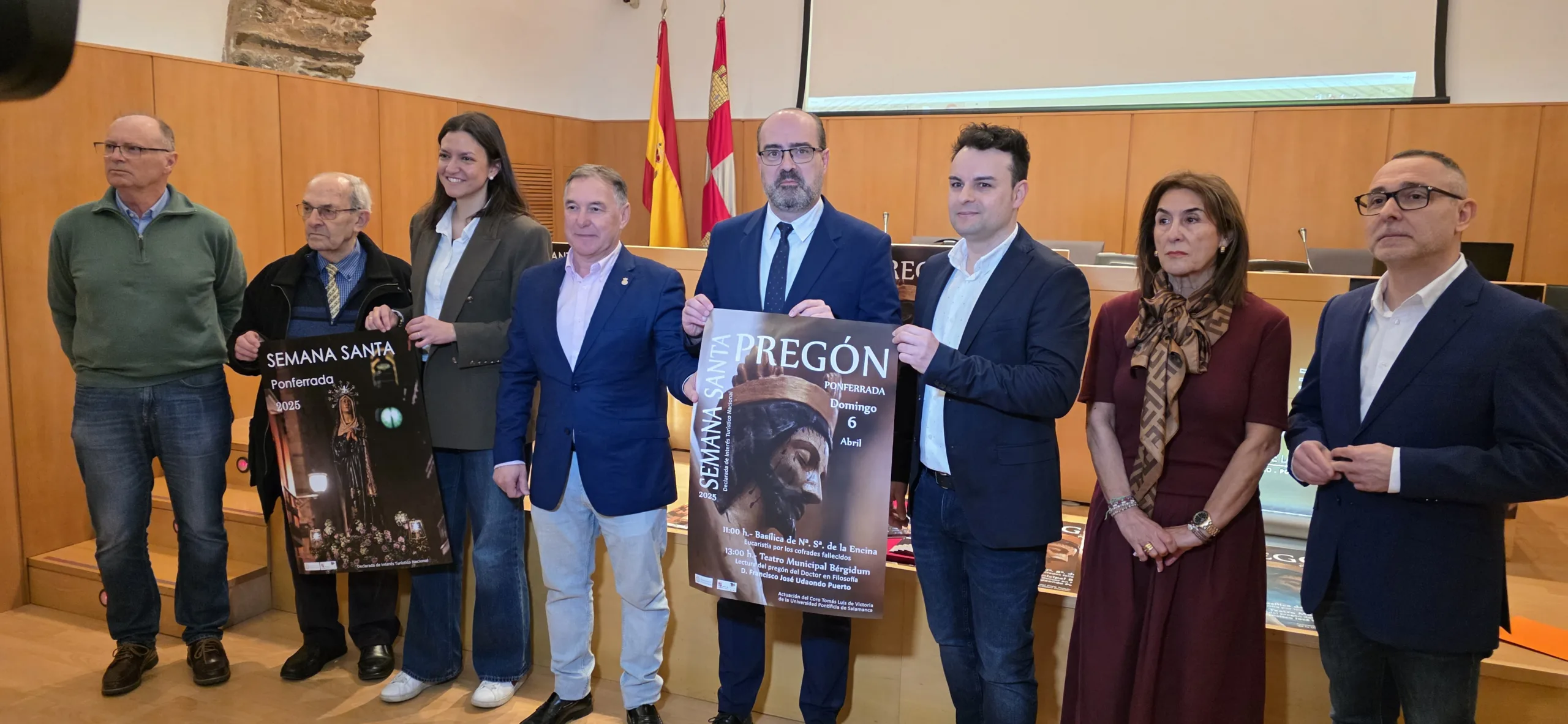 Ponferrada presenta el programa de la Semana Santa 2025 tras cumplir diez años como Fiesta de Interés Turístico Nacional