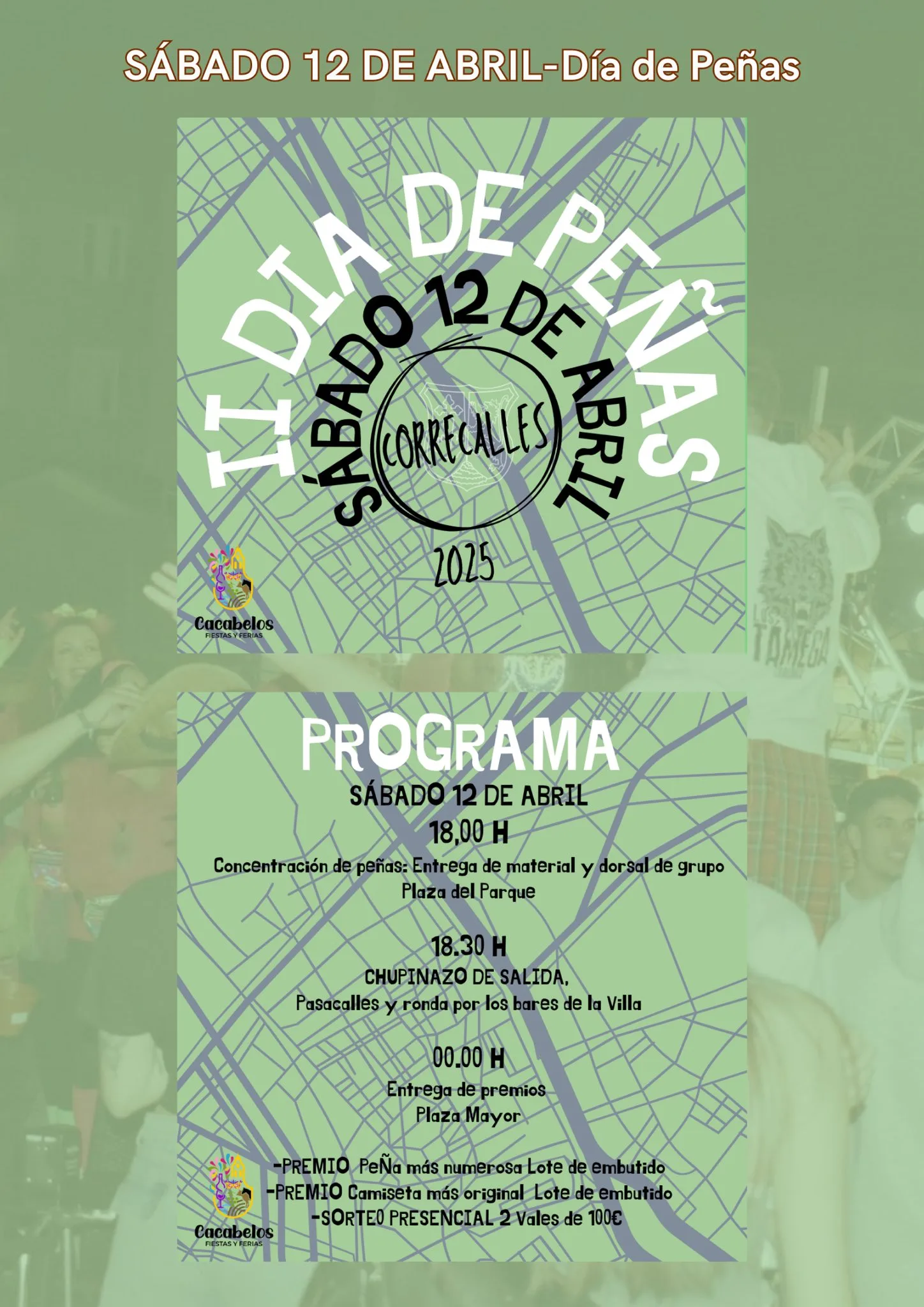 Cacabelos acoge el II Día de Peñas con pasacalles, música y premios