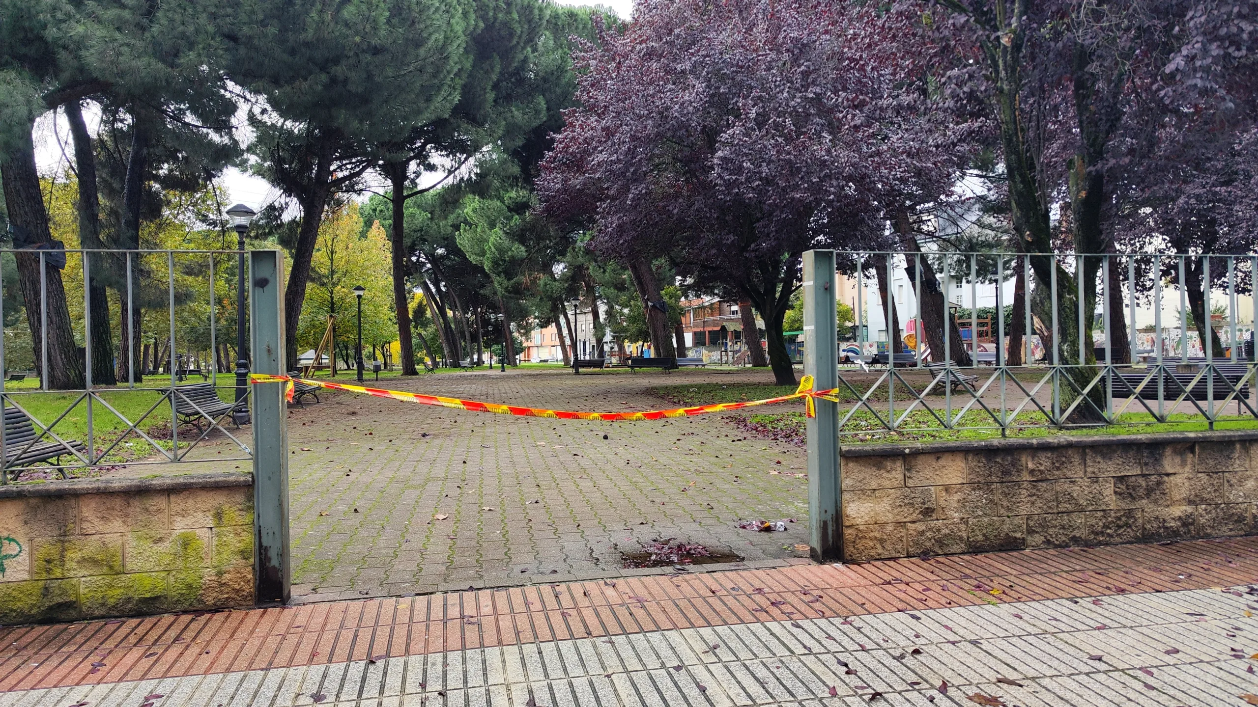 El Ayuntamiento de Ponferrada cierra todos los parques por alerta meteorológica