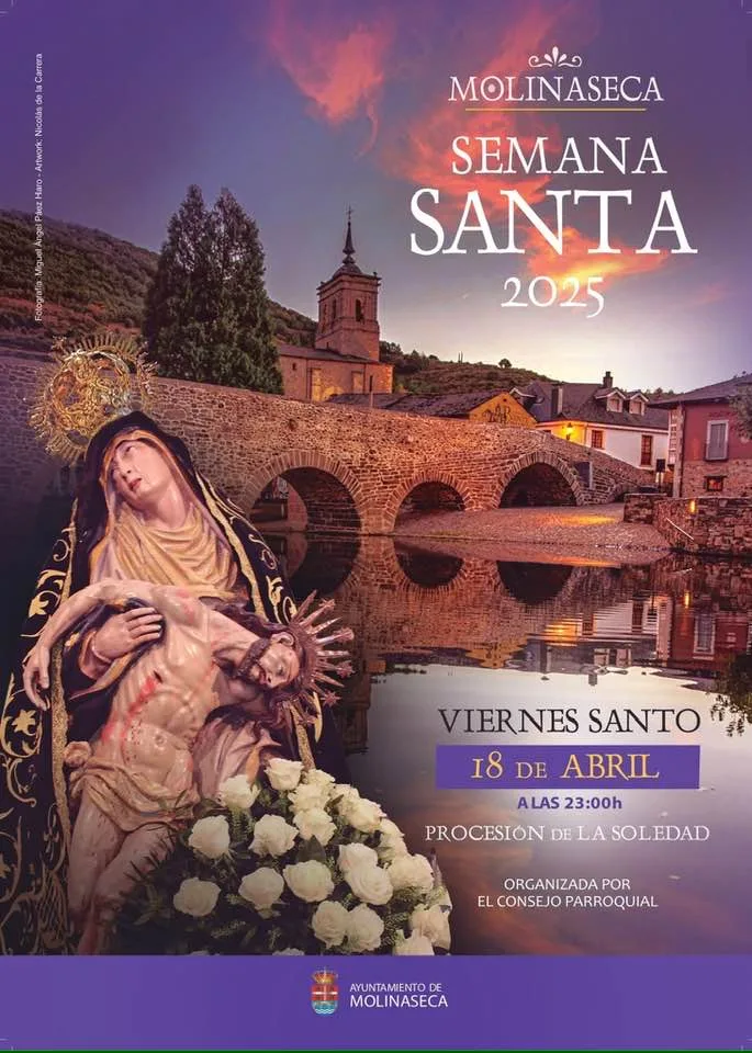 Molinaseca se prepara para vivir la emotiva Procesión de La Soledad
