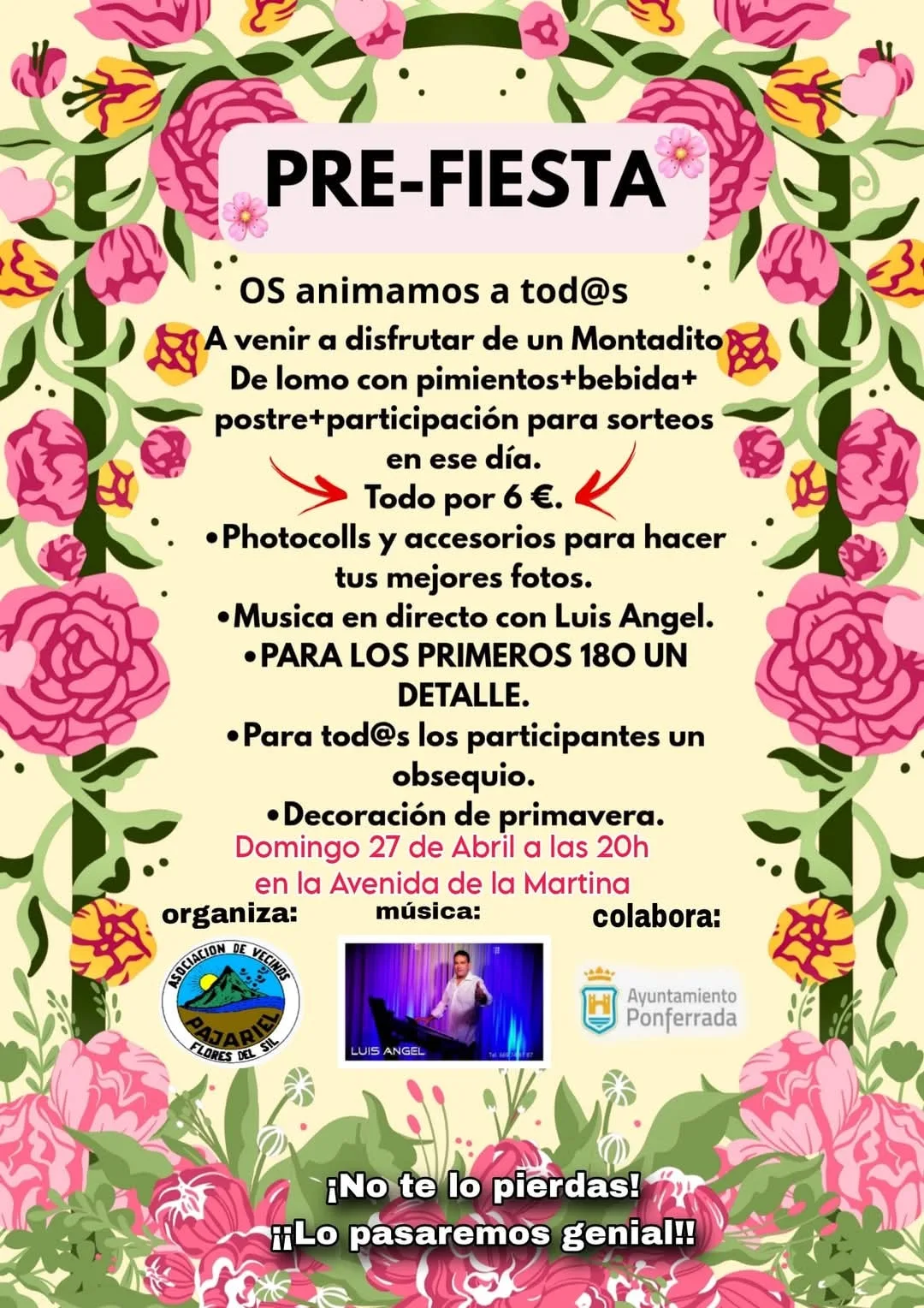 Flores del Sil se llena de alegría con una gran pre-fiesta primaveral