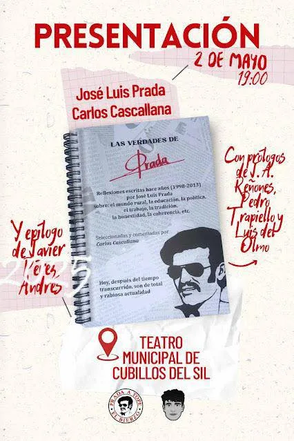 Presentación del libro “Las verdades de Prada” en el Teatro Municipal de Cubillos del Sil