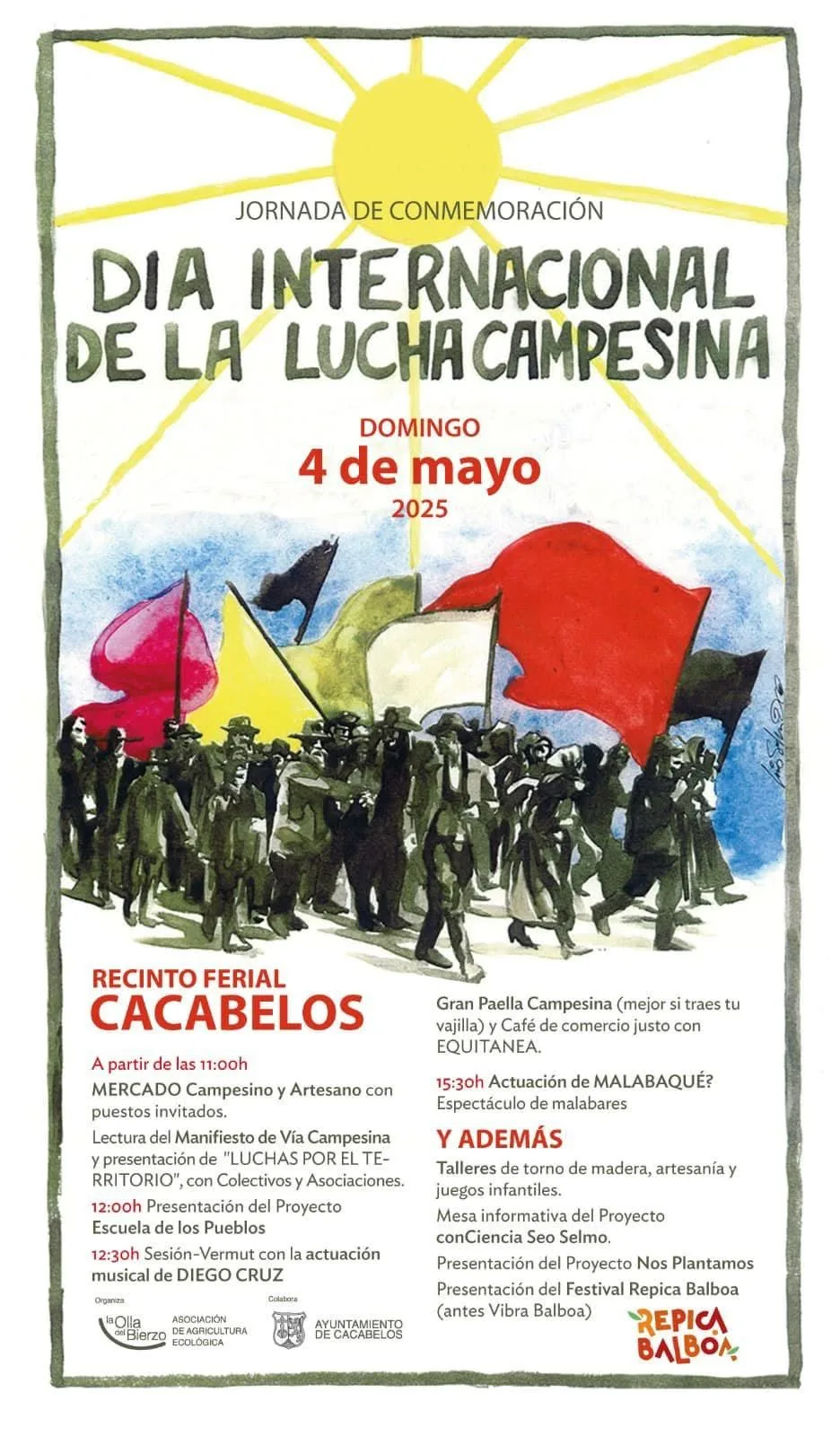 Cacabelos se prepara para celebrar el Día Internacional de la Lucha Campesina