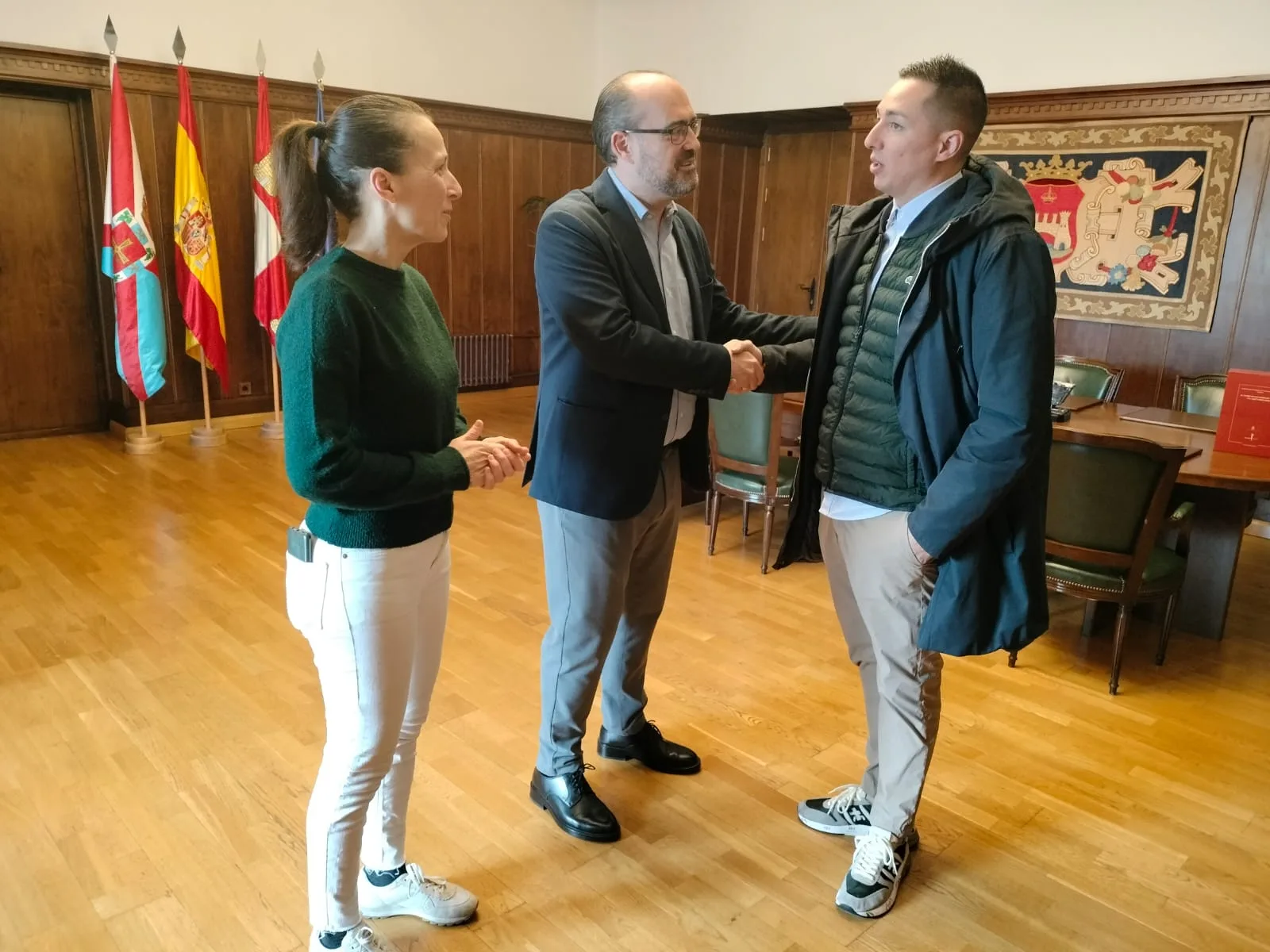 Reconocimiento del Ayuntamiento de Ponferrada al piloto Jonatan 'Boxes' Rodríguez