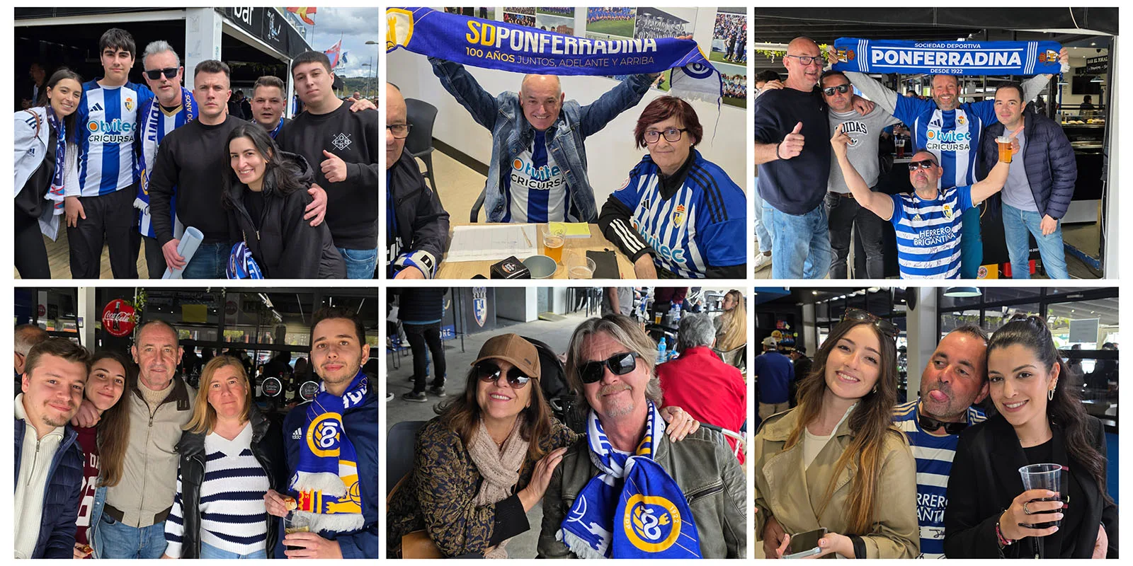 [FOTOS] La Afición de la Ponfe en el Bar El Toralín: Deportiva-Real Unión