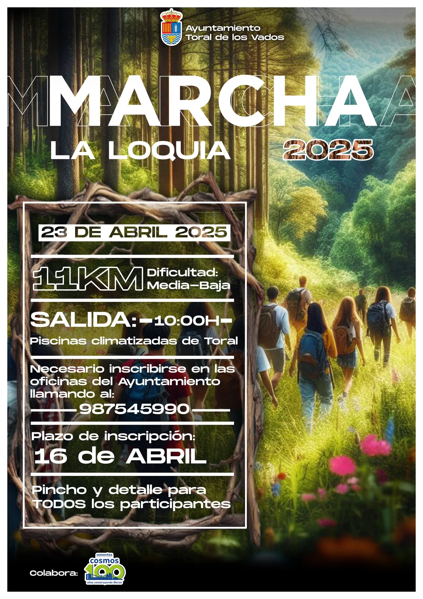 La Marcha La Loquia 2025 regresa con un recorrido de 11 km