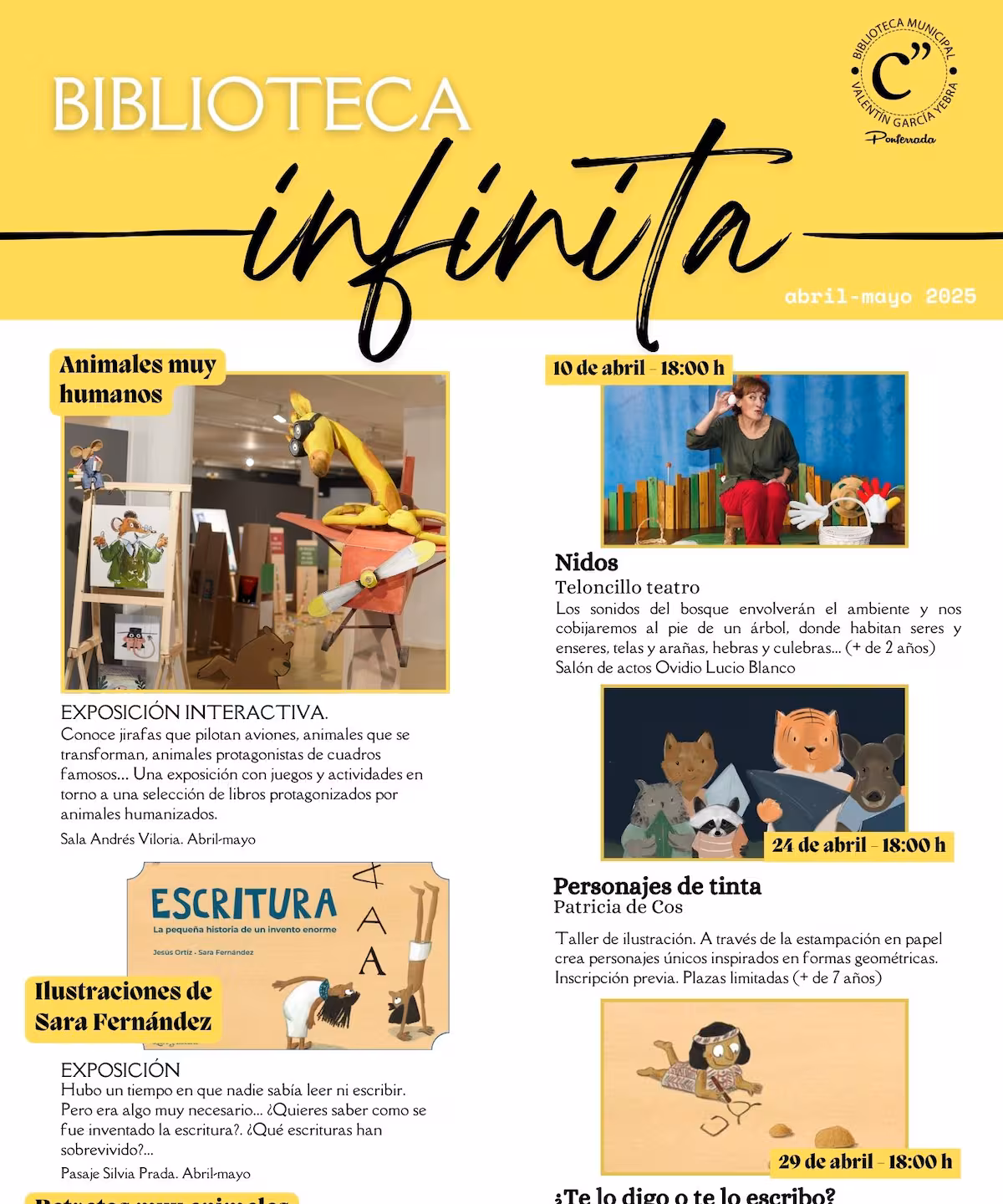 "Biblioteca Infinita", un proyecto anual para acercar la lectura a escolares y familias en Ponferrada