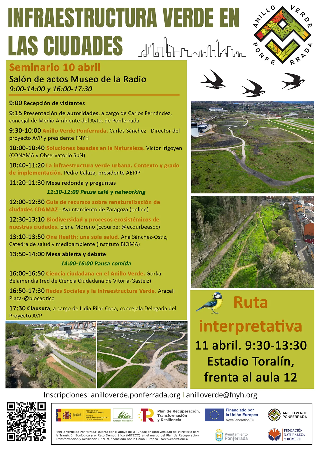 Ponferrada acoge unas jornadas sobre el valor de las zonas verdes urbanas