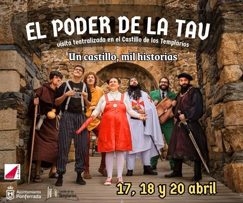 El Castillo de Ponferrada revive su legado templario con visitas teatralizadas esta Semana Santa